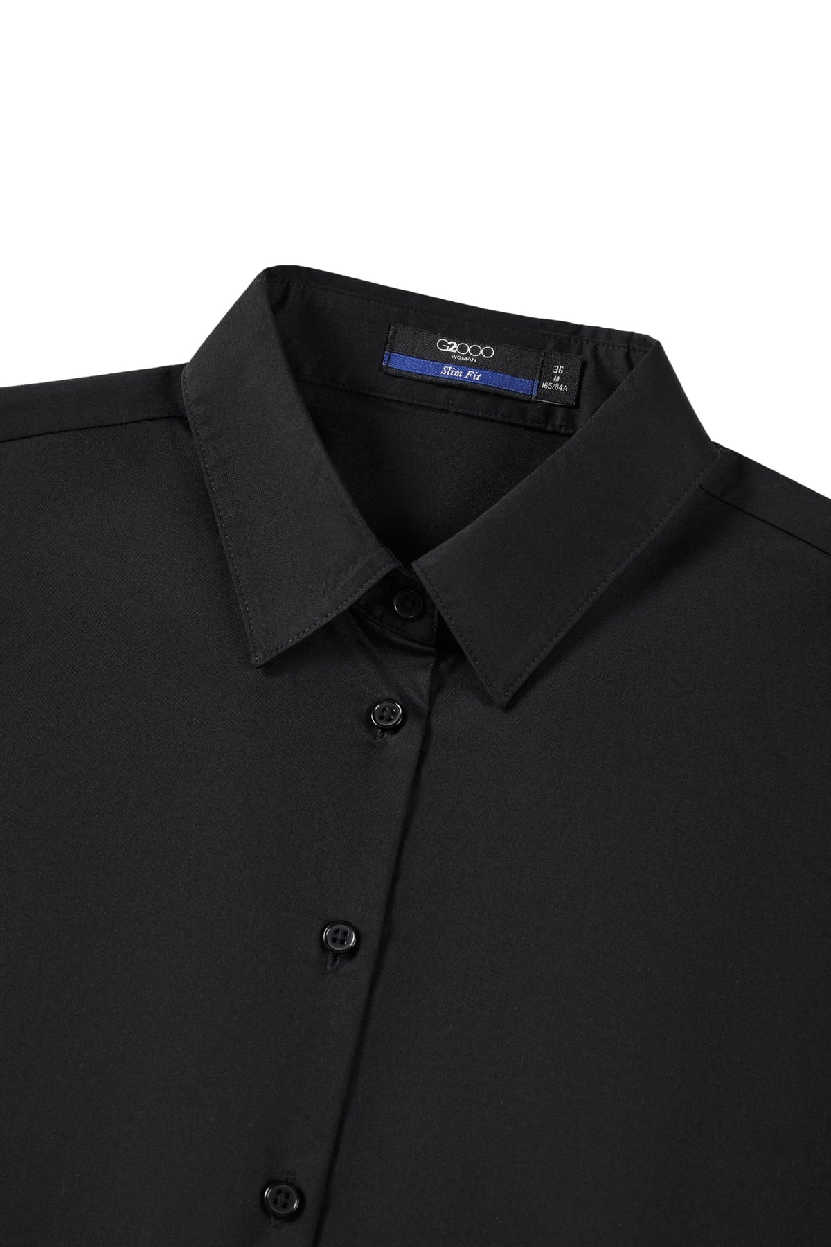 G2000 - Shirts - Easy Ironing Cotton Nylon Fine Twill Slim Fit Long Sleeve Shirt