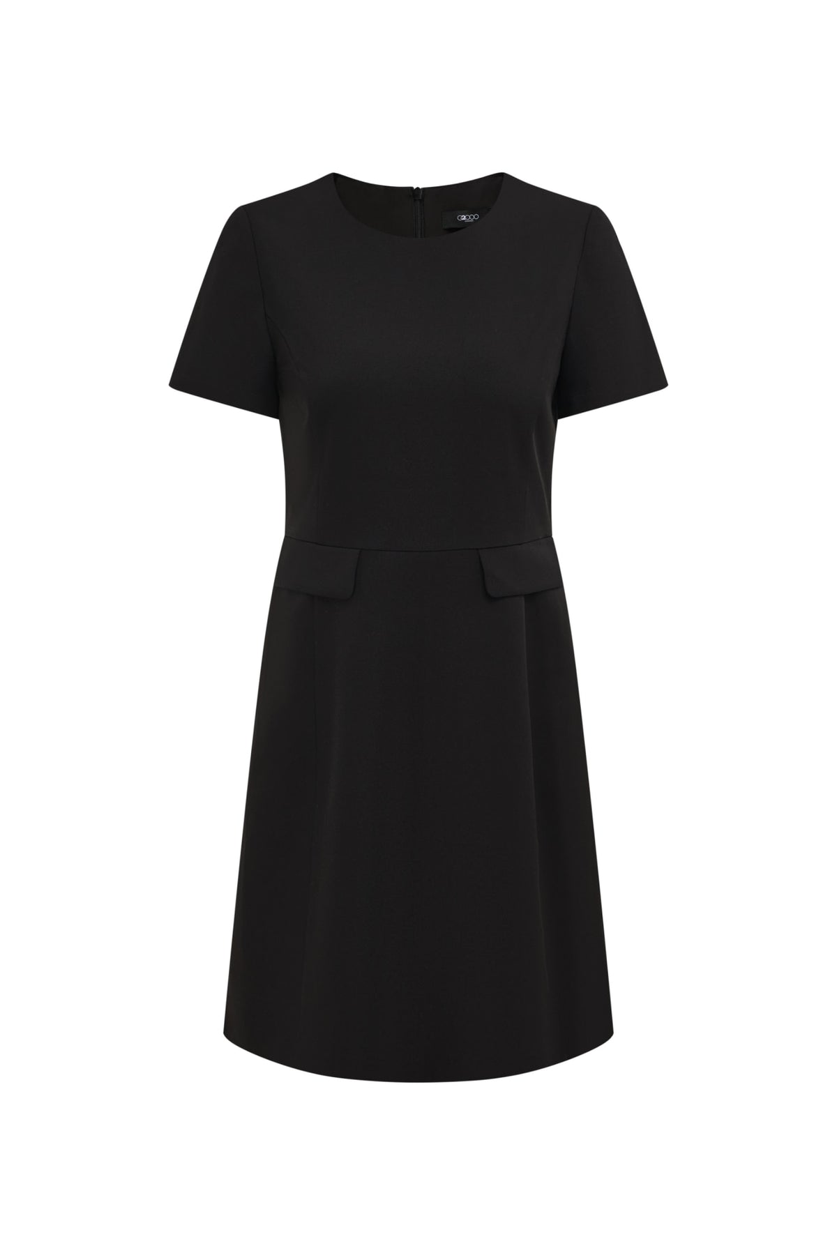 Three Proof Finish A-Shape Round Neck Dress