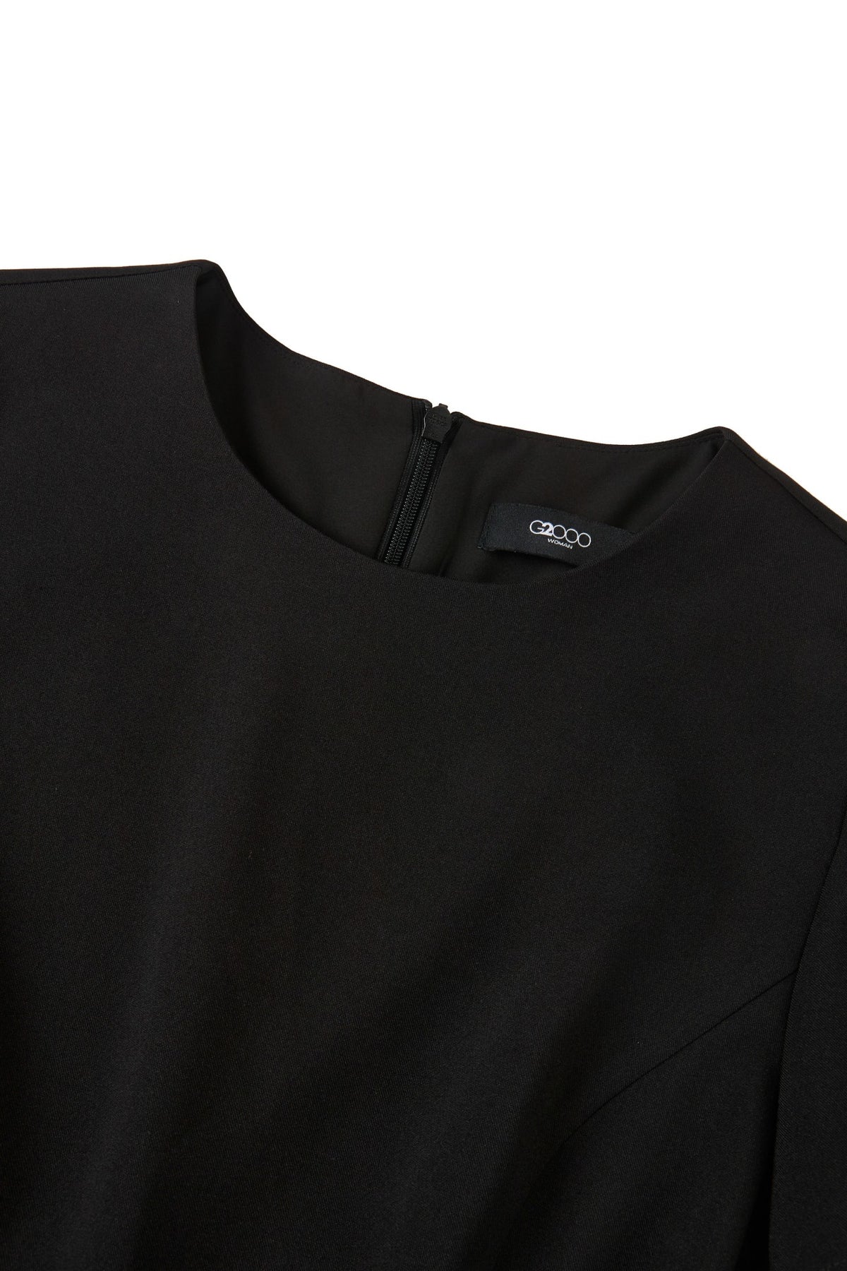 Three Proof Finish A-Shape Round Neck Dress