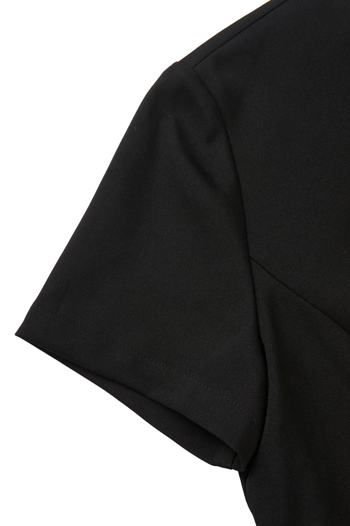 Three Proof Finish A-Shape Round Neck Dress