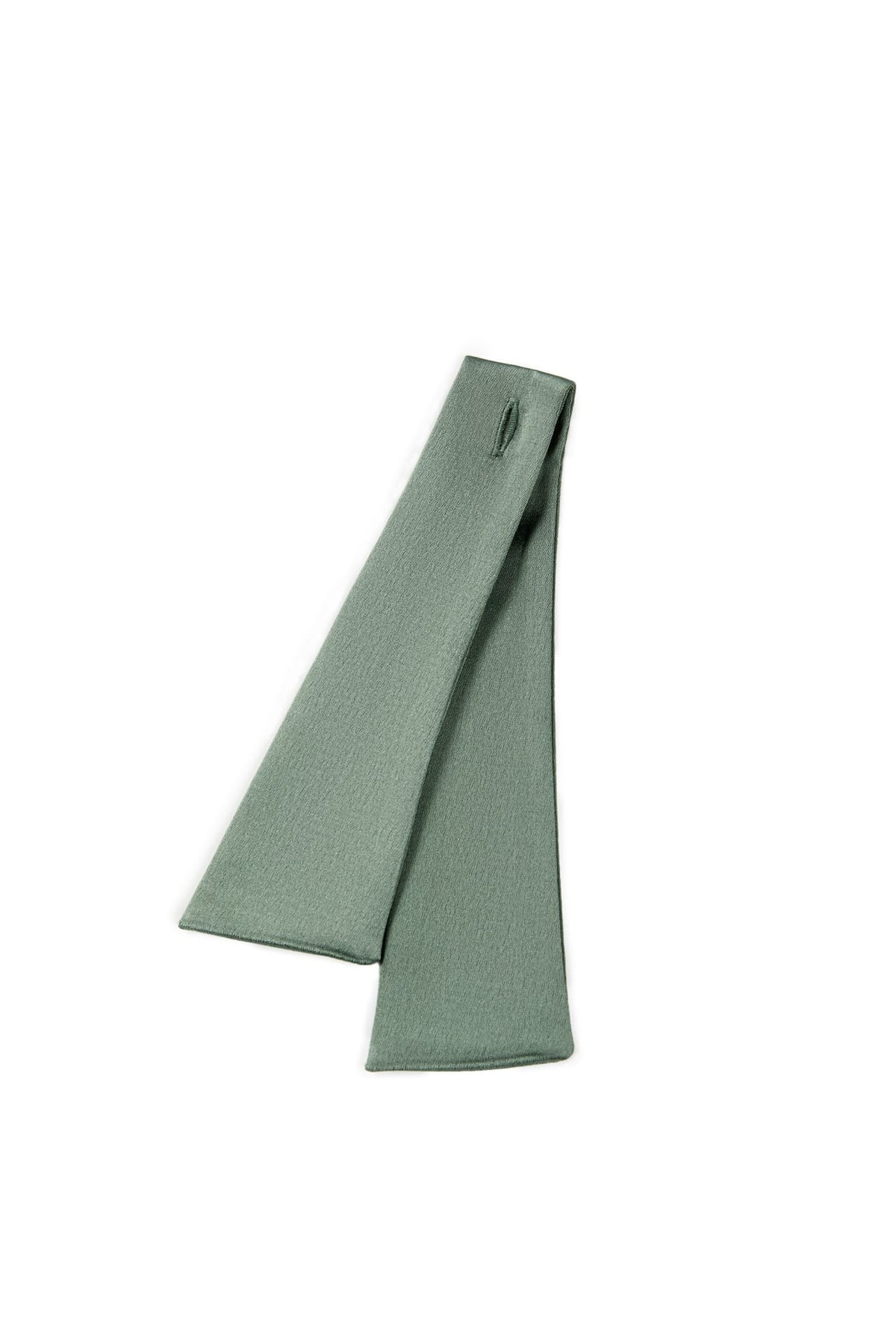 Poly Satin Regular Fit Stand Collar Blouse