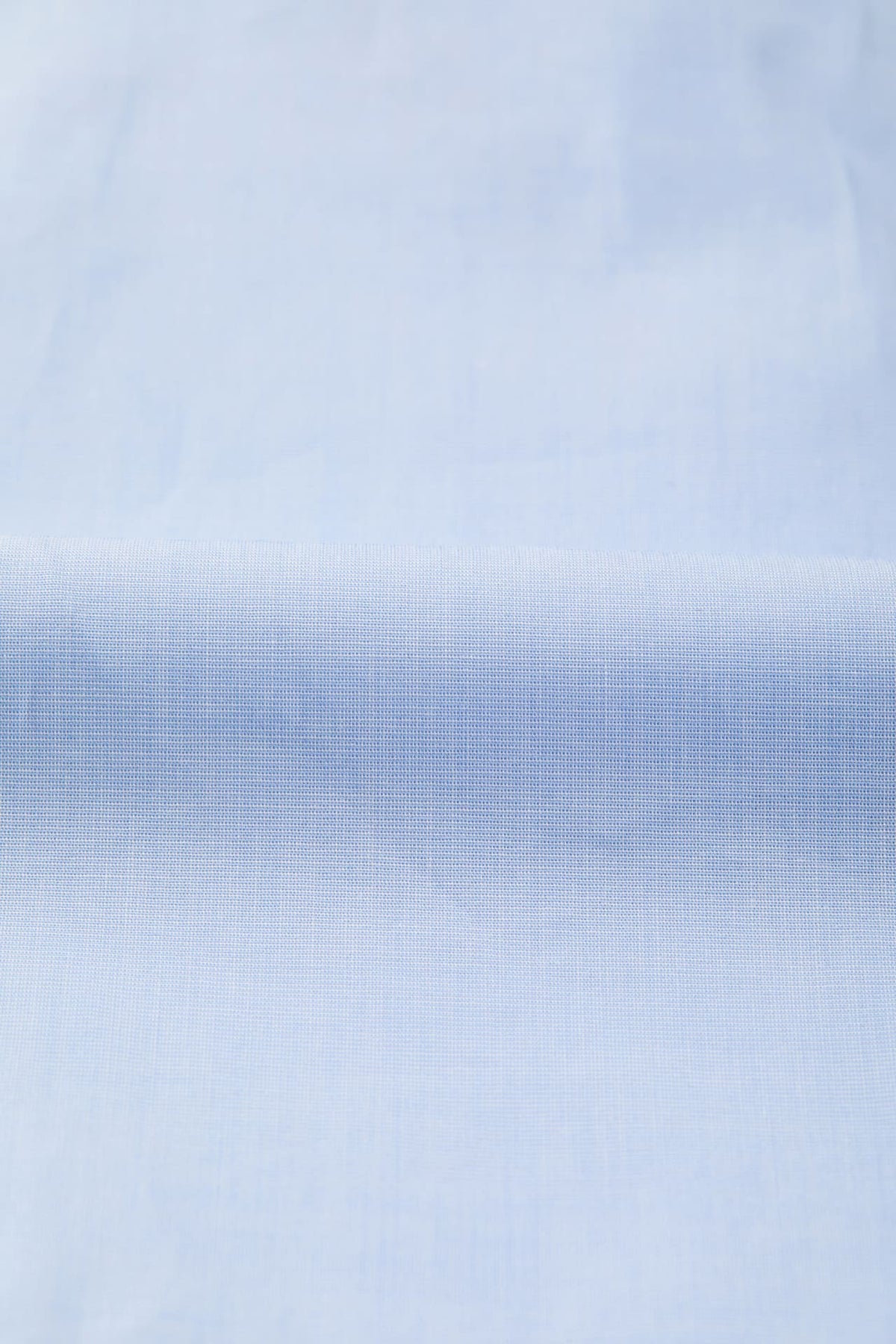 Cotton Chambray Relax Fit Shirt Collar Short Sleeve Blouse