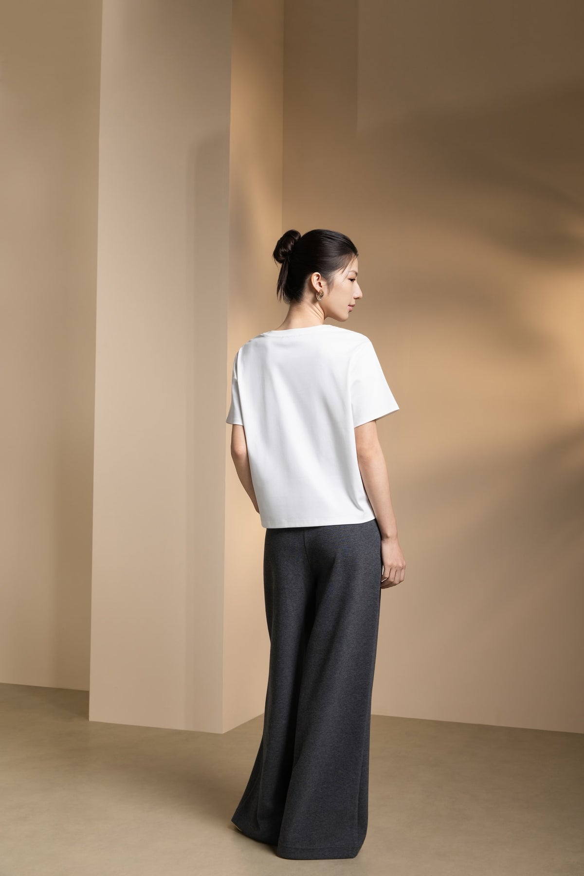 Pure Cotton Relax Fit Round Neck Top
