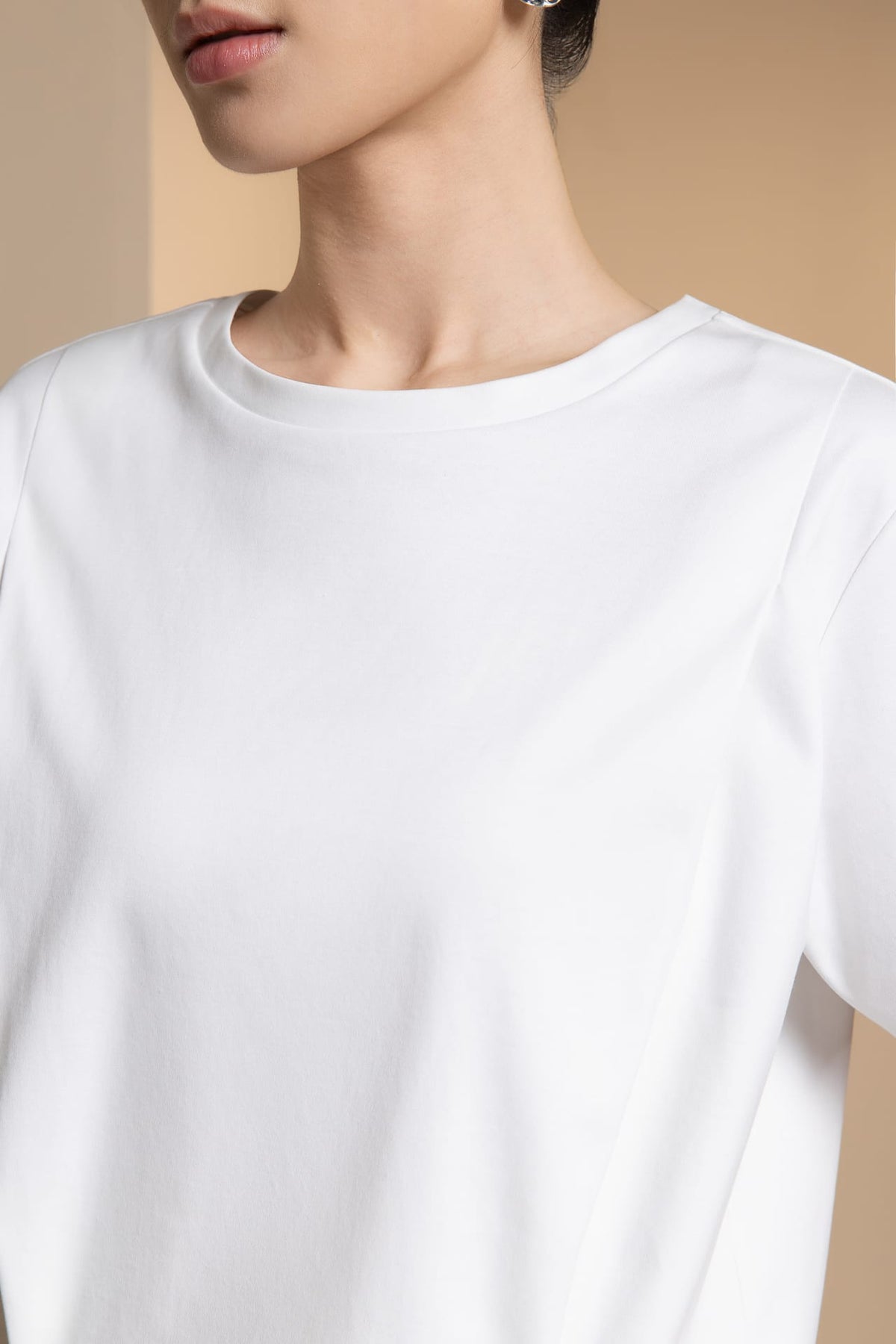 Pure Cotton Relax Fit Round Neck Top