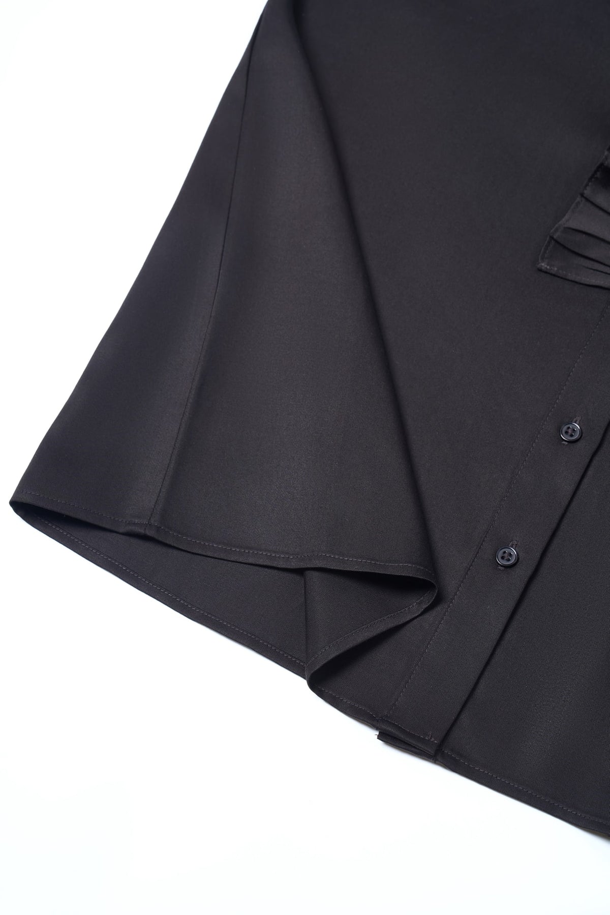 Lyocell Twill Regular Fit Stand Collar Sleeveless Blouse