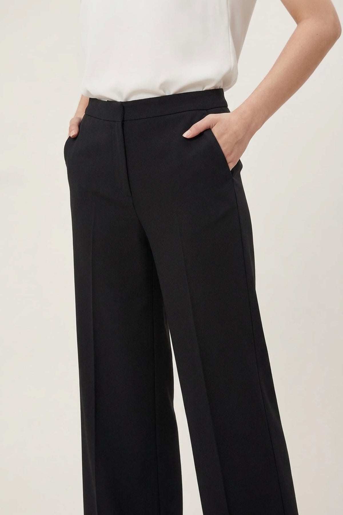 G2000 - Pants - Poly Ottoman Straight Leg Suit Pants