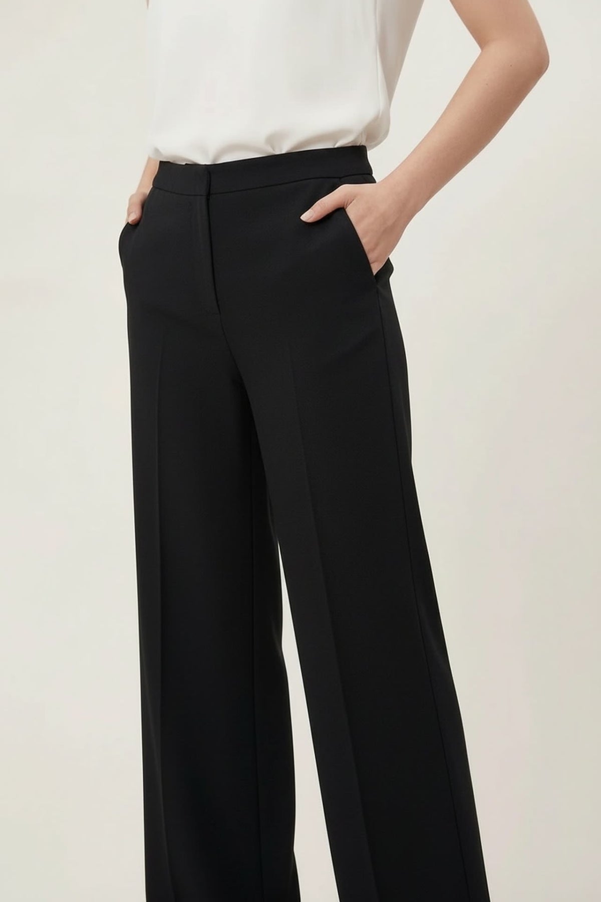 G2000 - Pants - Poly Ottoman Straight Leg Suit Pants