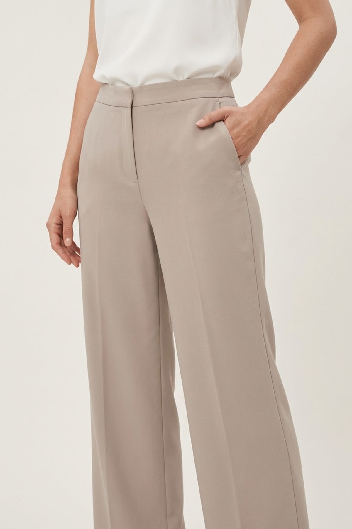 G2000 - Pants - Poly Cavalry Twill Straight Leg Suit Pants