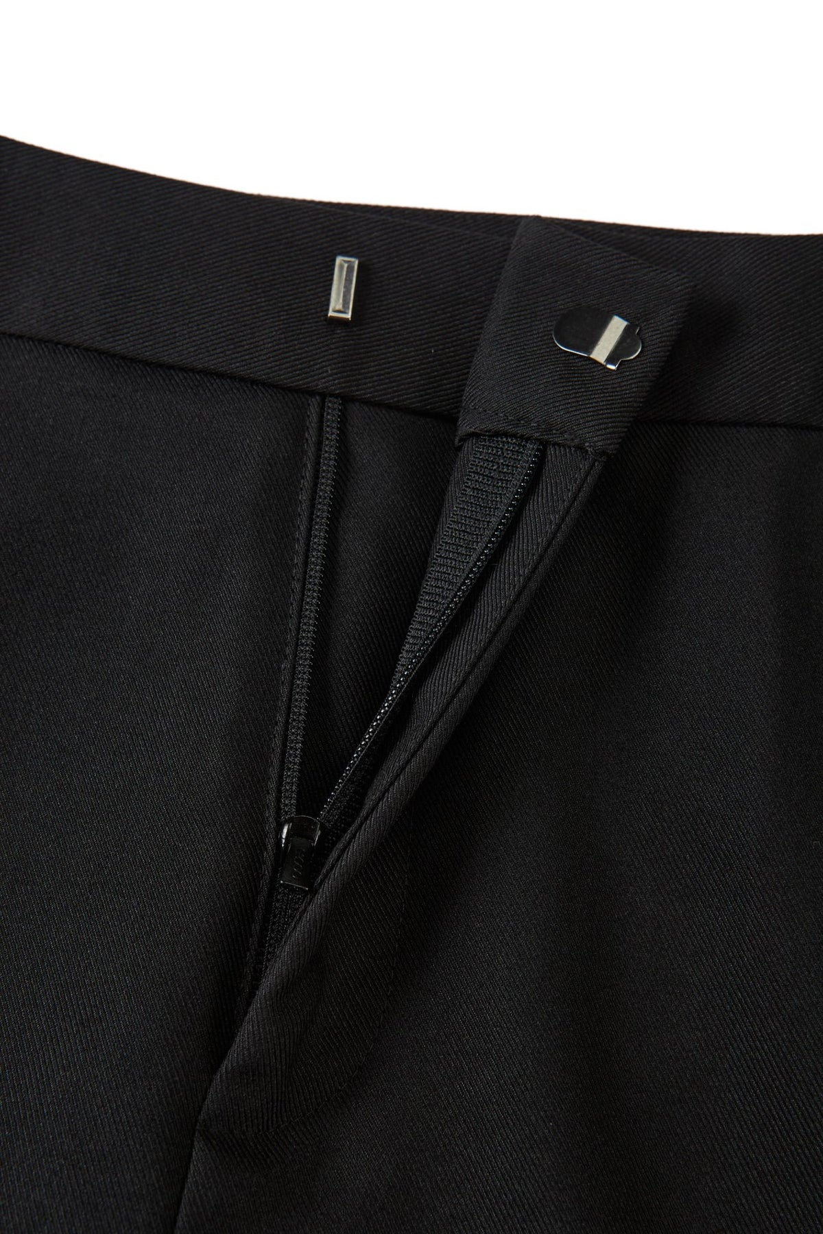 Poly Rayon Twill Cigarette Suit Pants