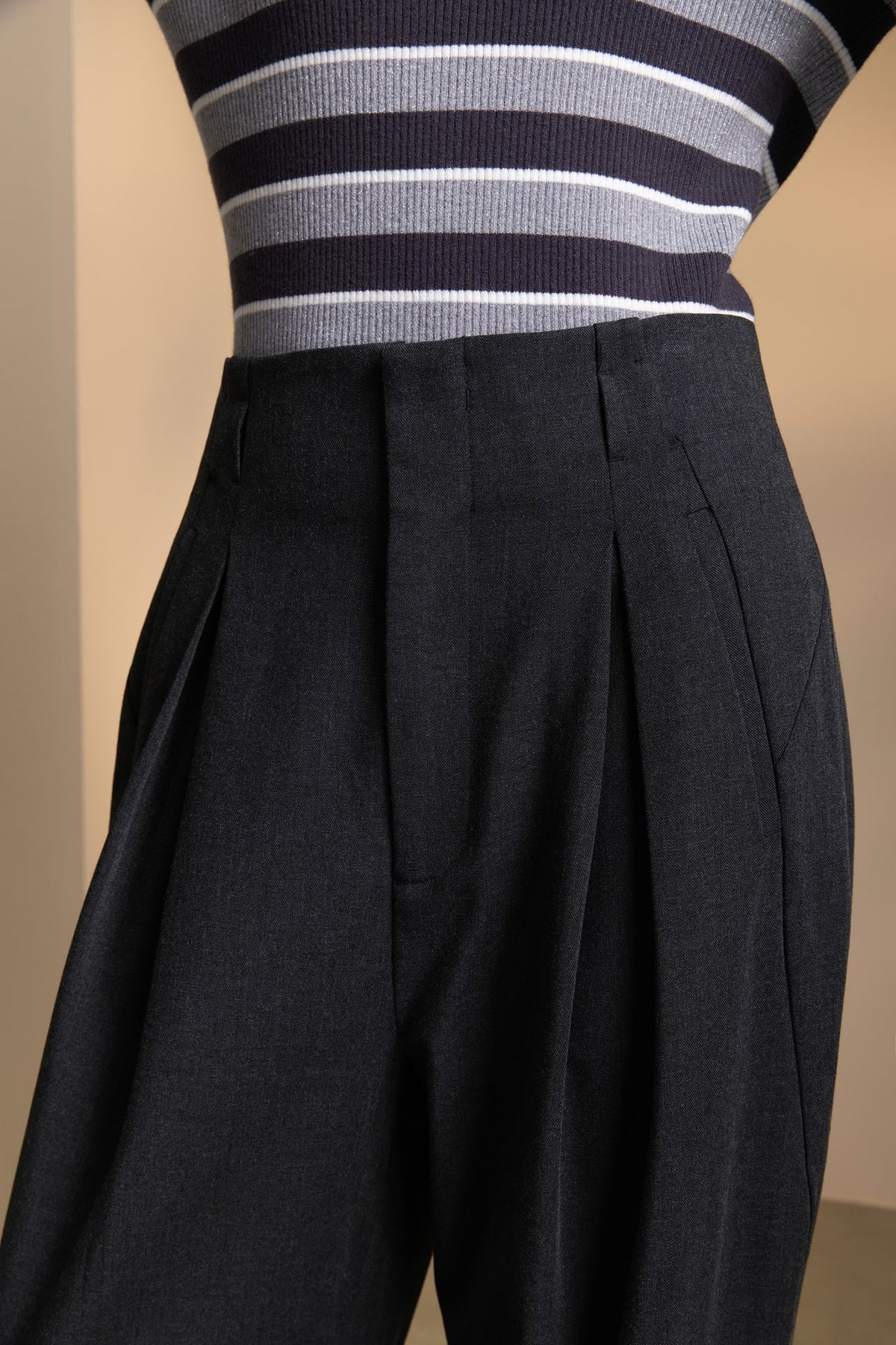 Poly Blend Dobby Twill Genie Casual Pants