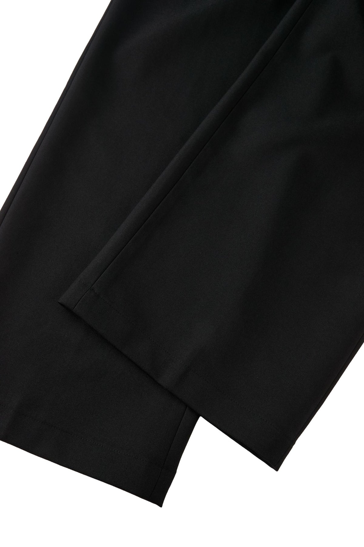 Poly Rayon Twill Straight Leg Casual Pants