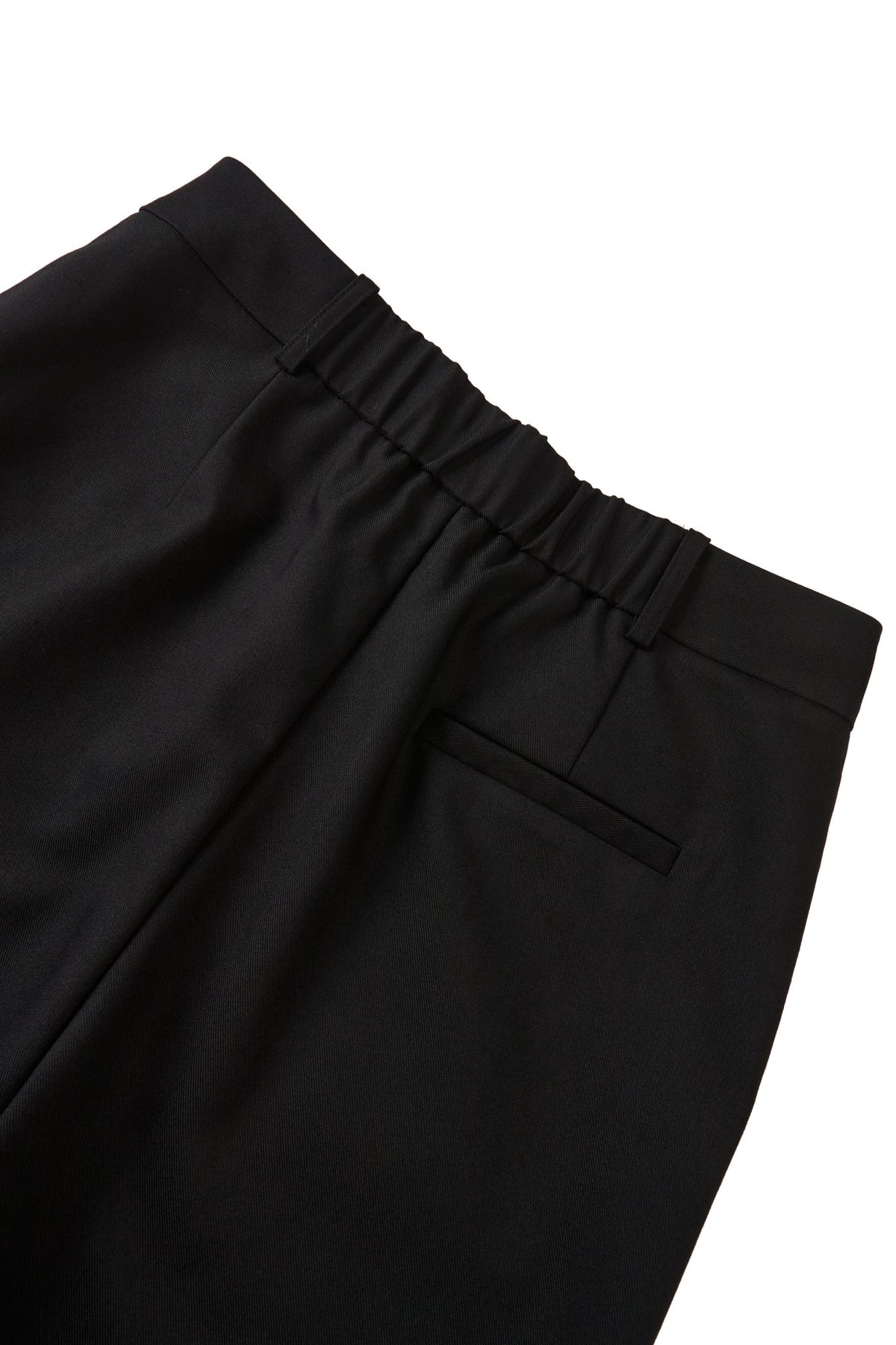 Poly Rayon Twill Straight Leg Casual Pants