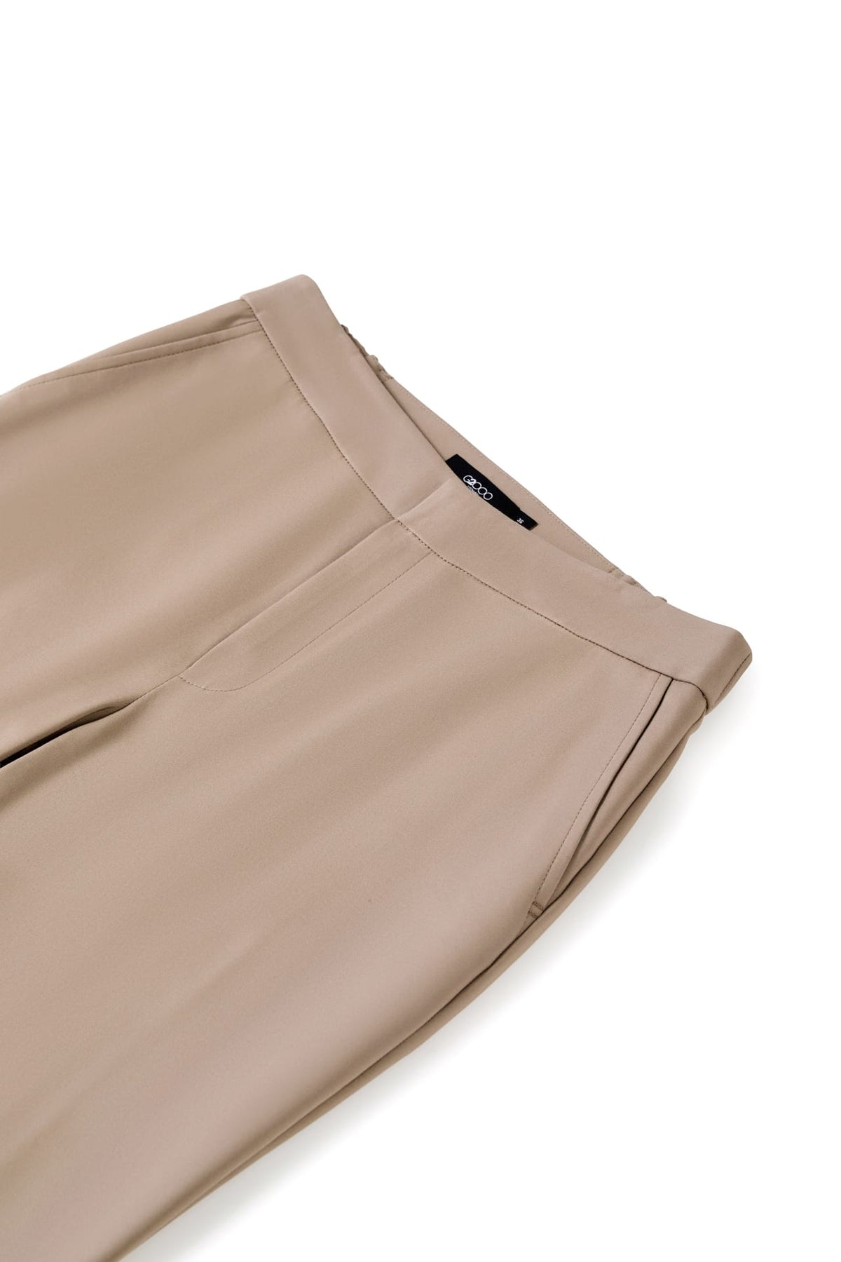 Cotton Nylon Double Weave Comfort Skinny Casual Pants