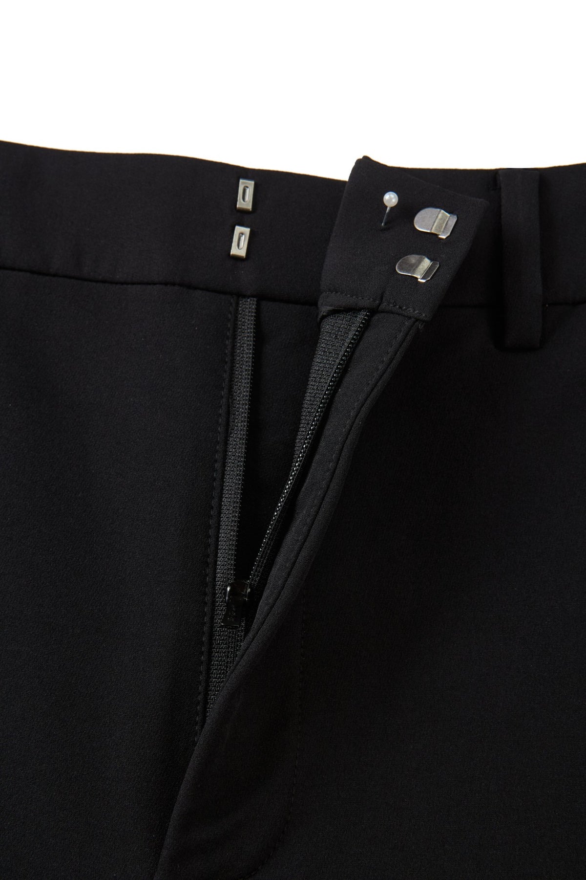 Nylon Twill Cigarette Casual Pants