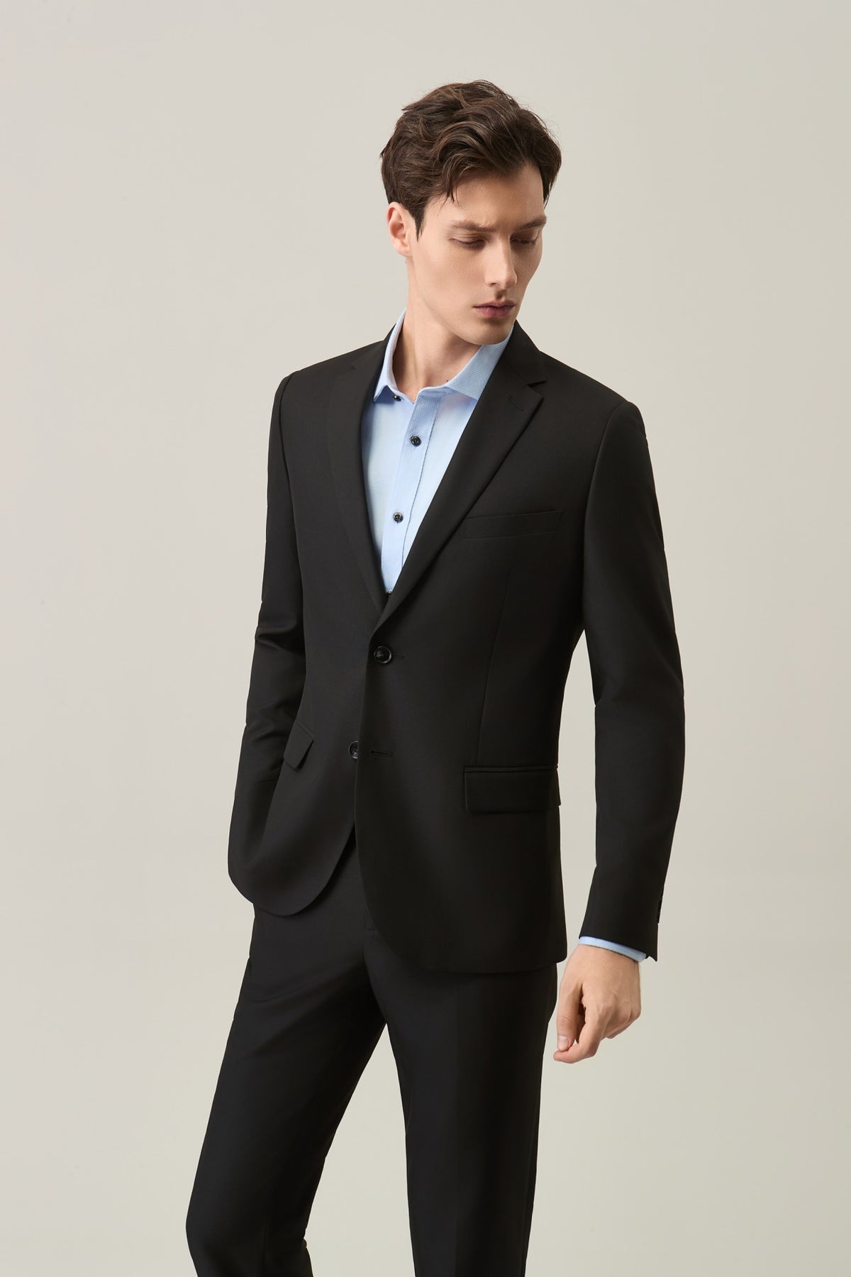 G2000 - Suits - Anti-Electrostatic Poly Twill Slim Fit Suit Blazer