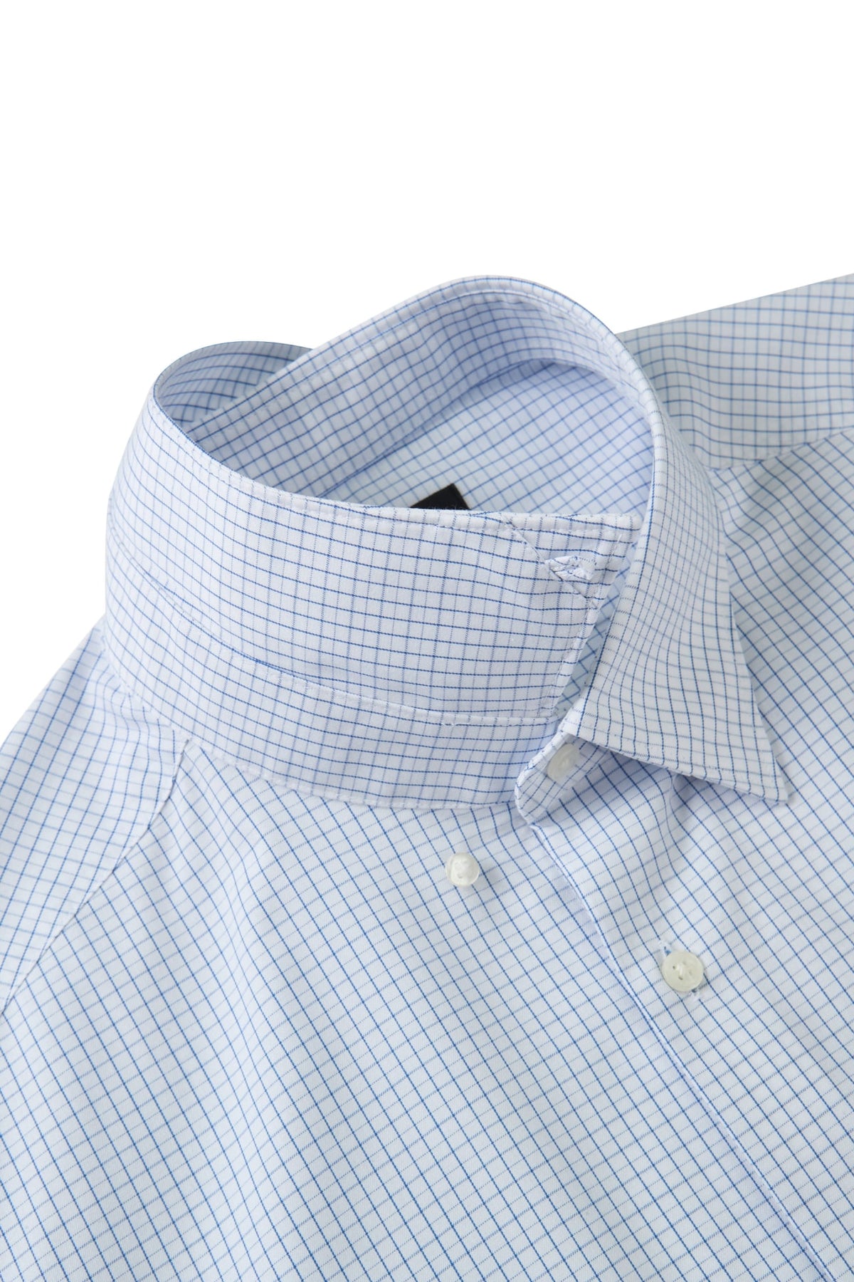 Non-Iron Easy Care Cotton Blend Check Smart Fit Short Sleeve Shirt