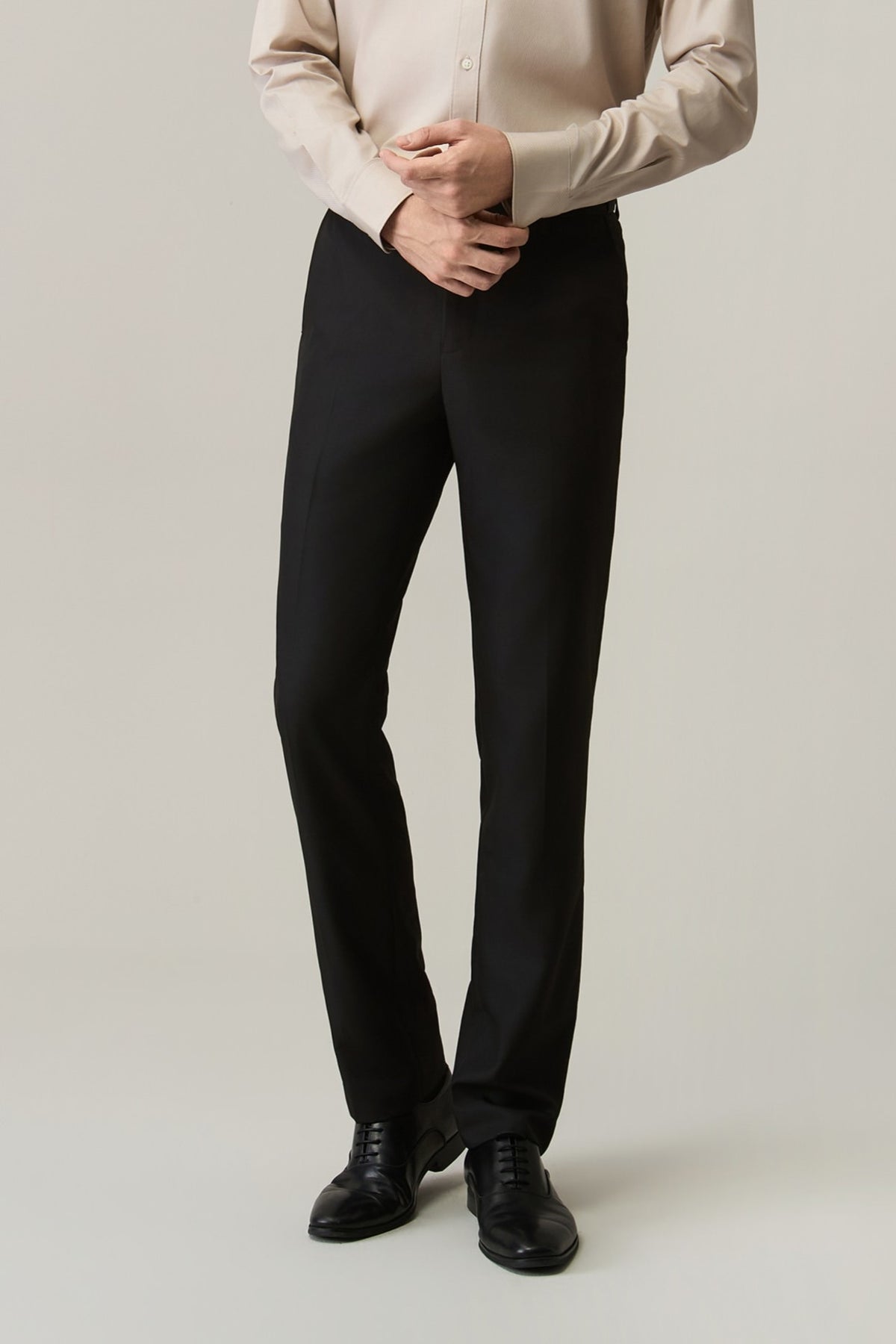 Anti-Electrostatic Poly Twill Regular Fit Suit Pants