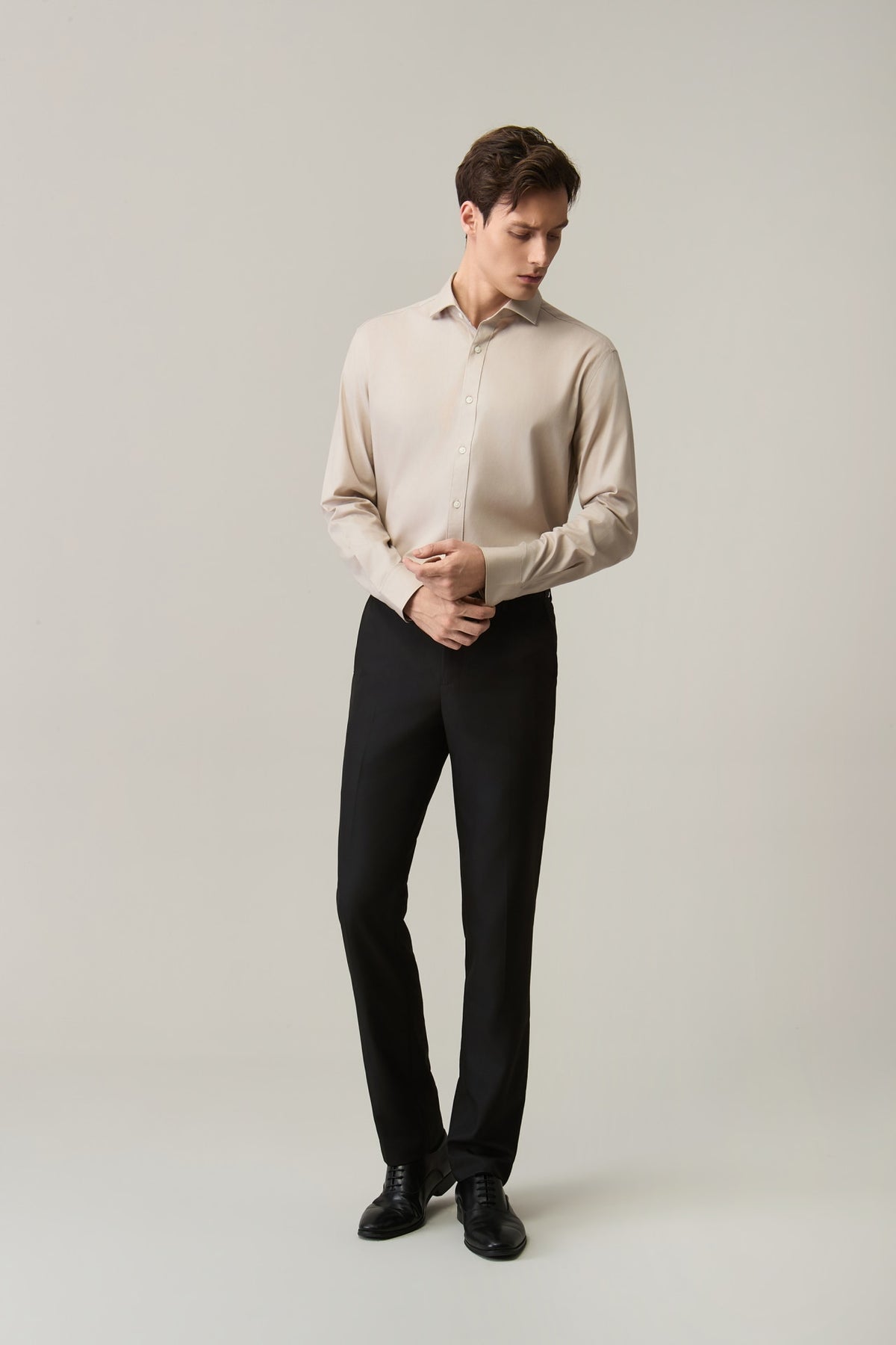 Anti-Electrostatic Poly Twill Regular Fit Suit Pants