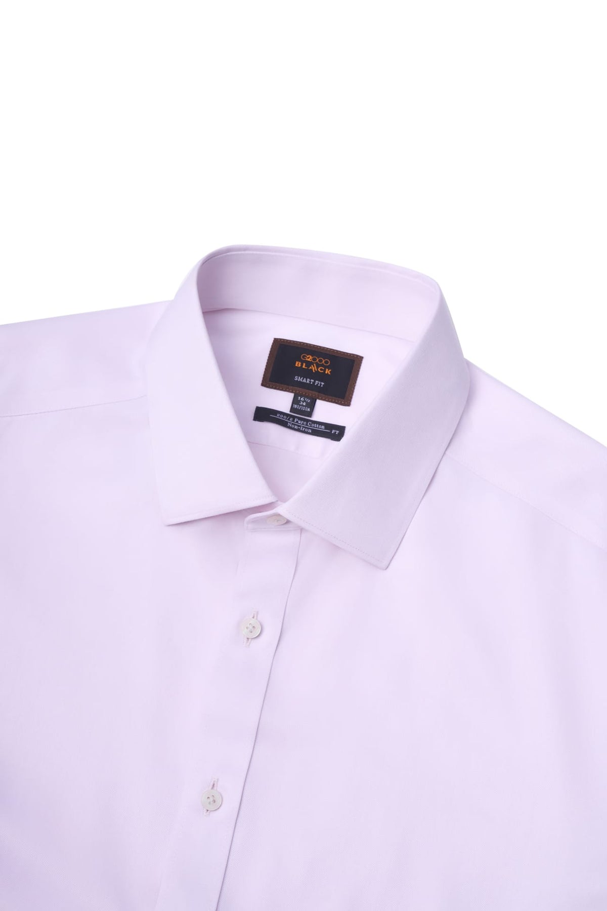 Non-Iron 200/2 Pure Cotton Fine Twill Smart Fit Long Sleeve Shirt