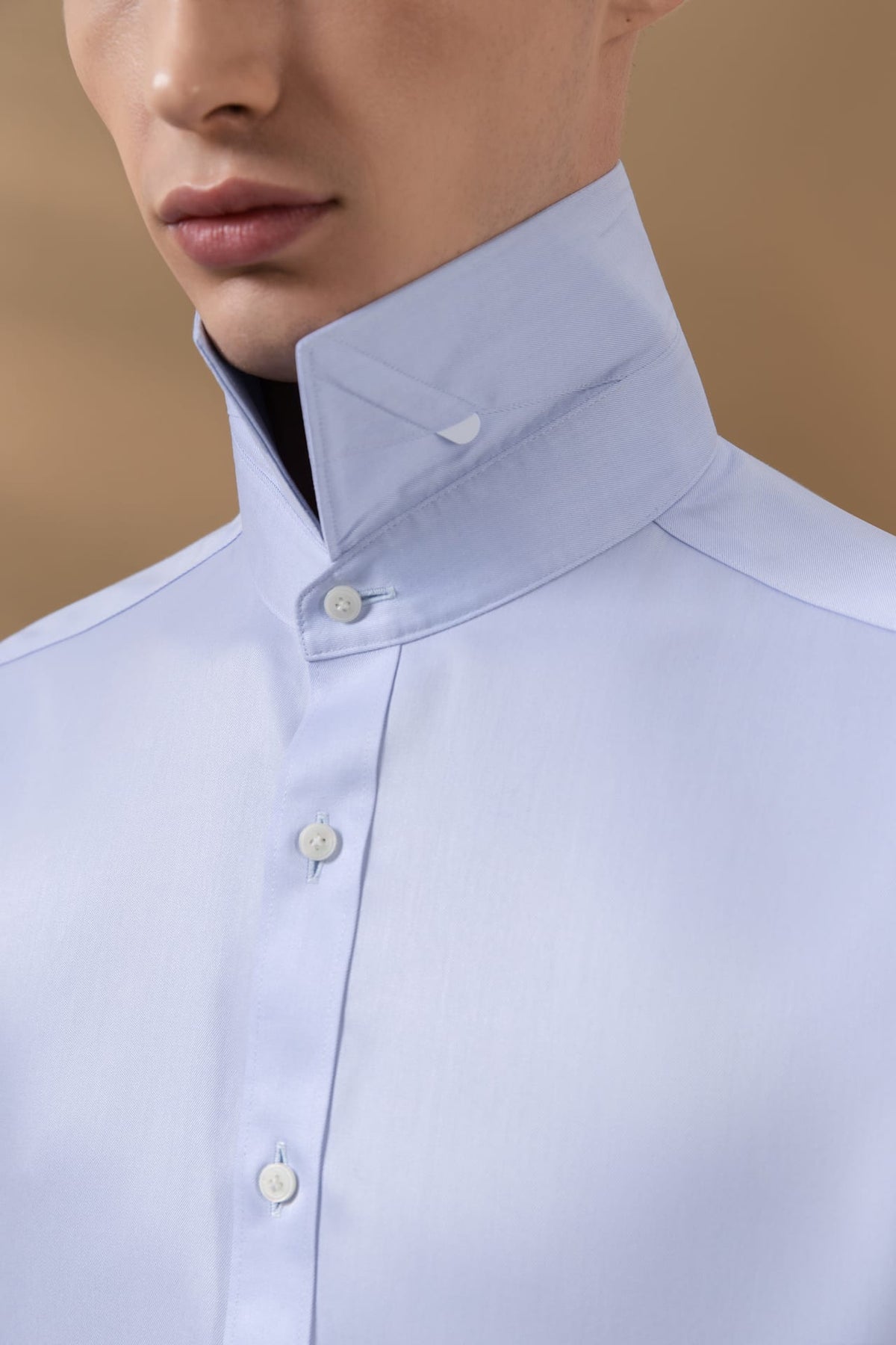 Non-Iron 200/2 Pure Cotton Fine Twill Smart Fit Long Sleeve Shirt