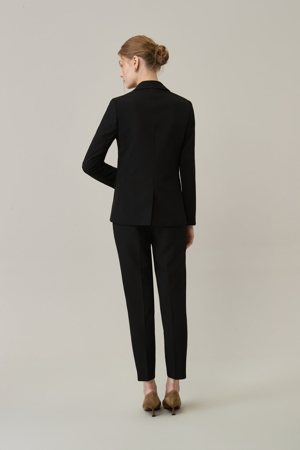 Poly Crepe Easy Fit Suit Blazer