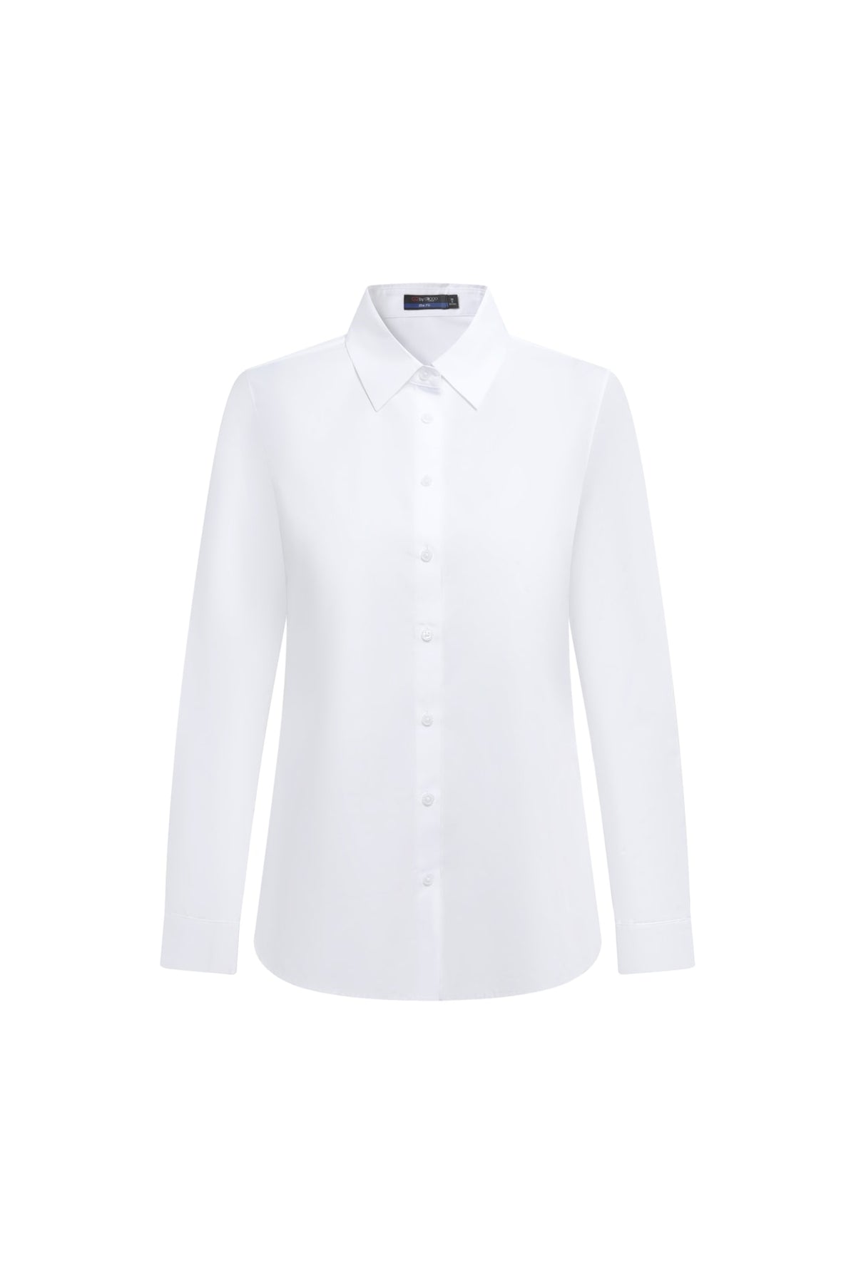 Non-Iron Cotton Blend Popln Slim Fit Long Sleeve Shirt