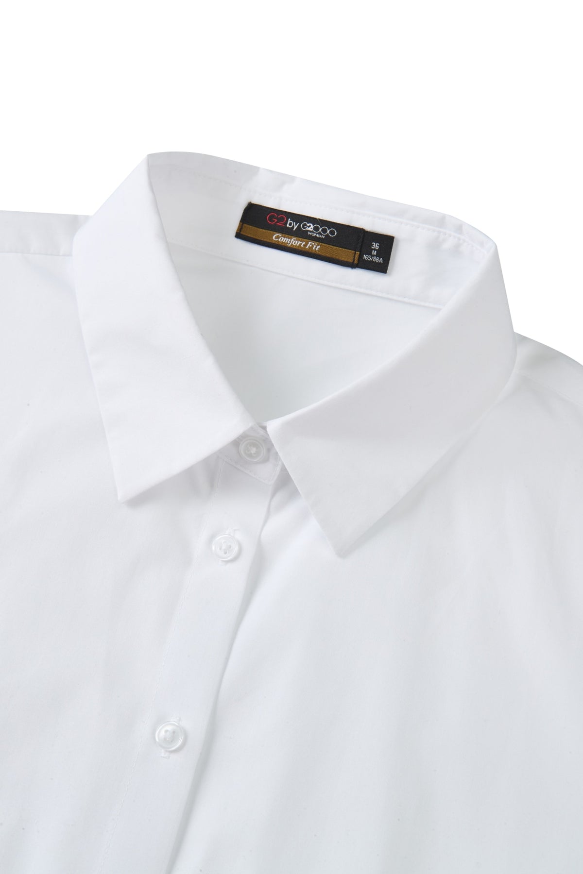 Non-Iron Cotton Blend Popln Comfort Fit Long Sleeve Shirt