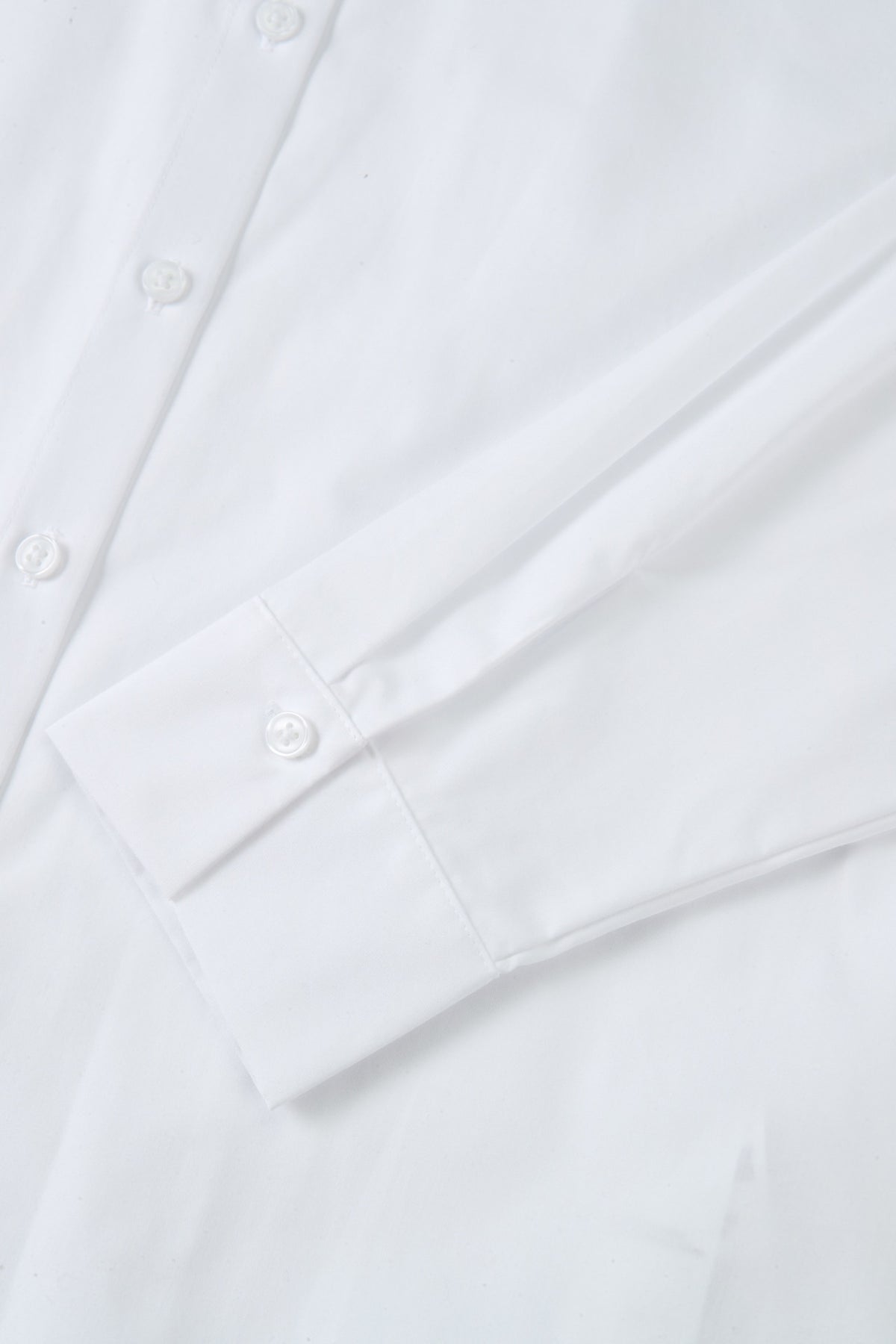 Non-Iron Cotton Blend Popln Comfort Fit Long Sleeve Shirt