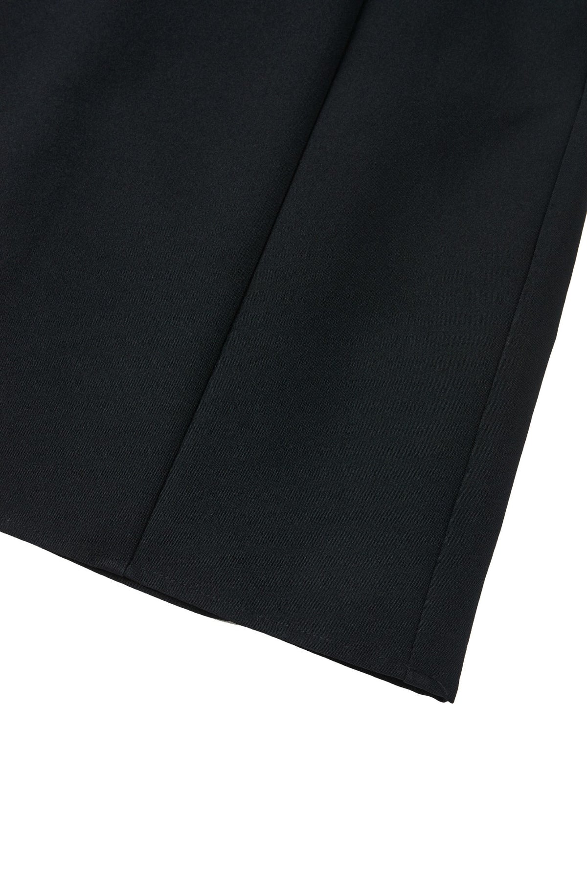 Poly Plain Weave Round Neck A-Shape Dress