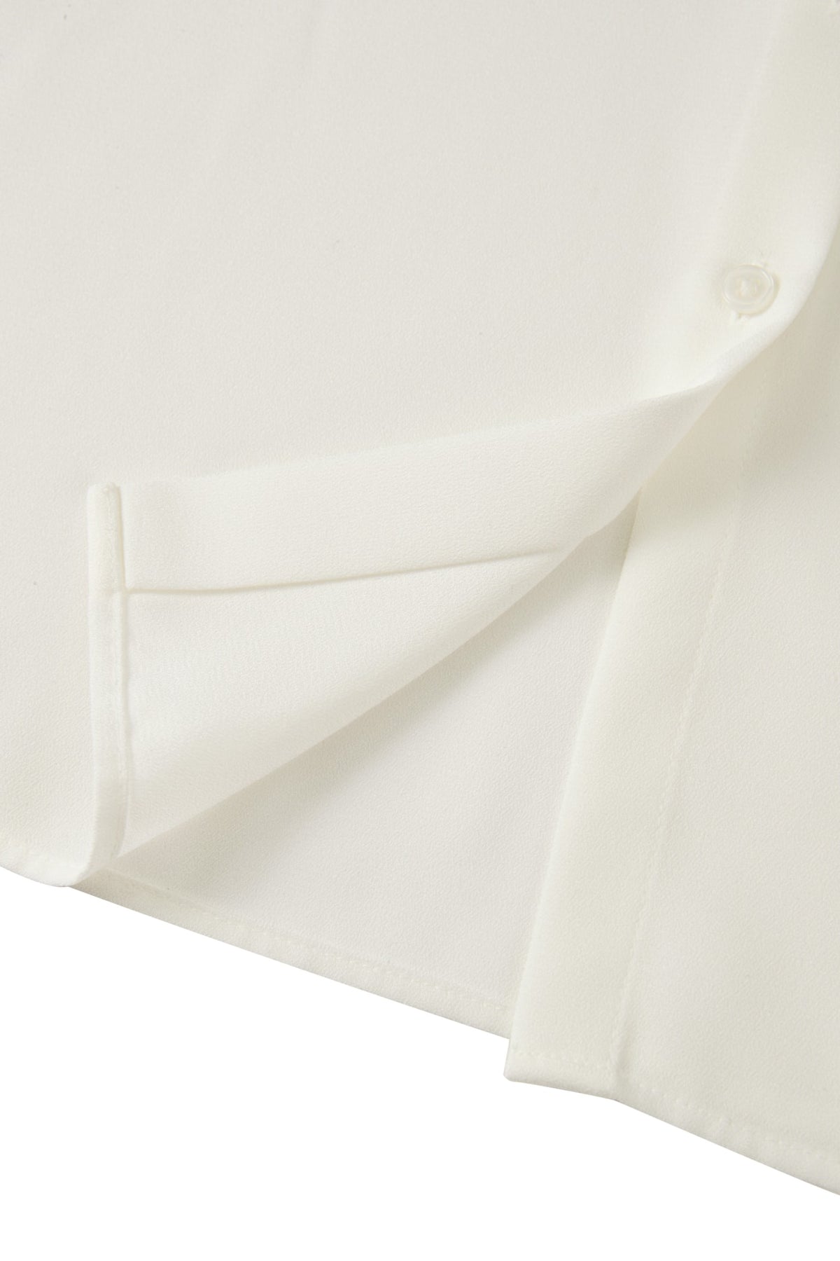 Poly Cerepe Shirt Collar Regular Fit Blouse
