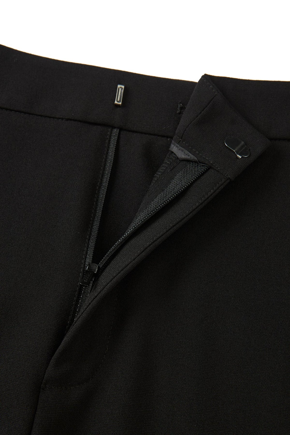 Poly Crepe Cigarette Hip Hanger Suit Pants