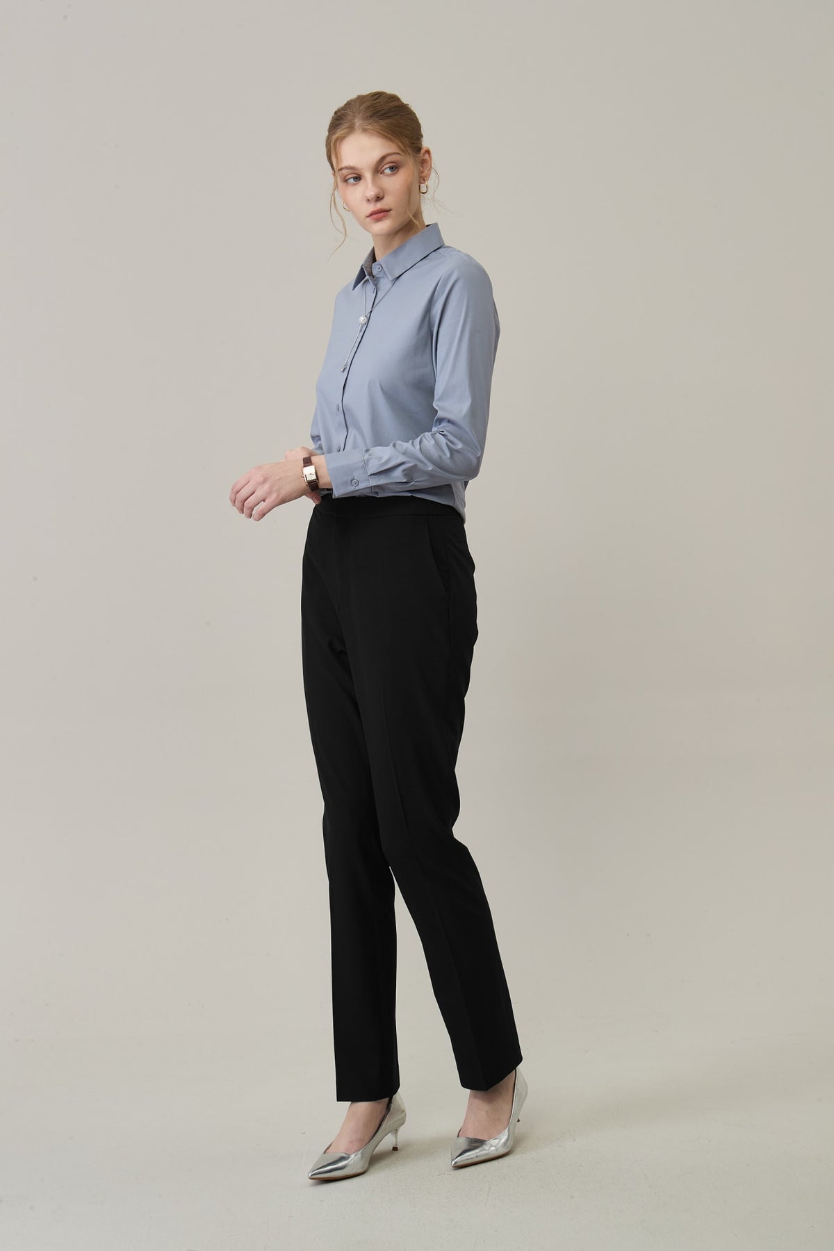G2000 - Pants - Poly Crepe Straight Leg Regular Fit Suit Pants