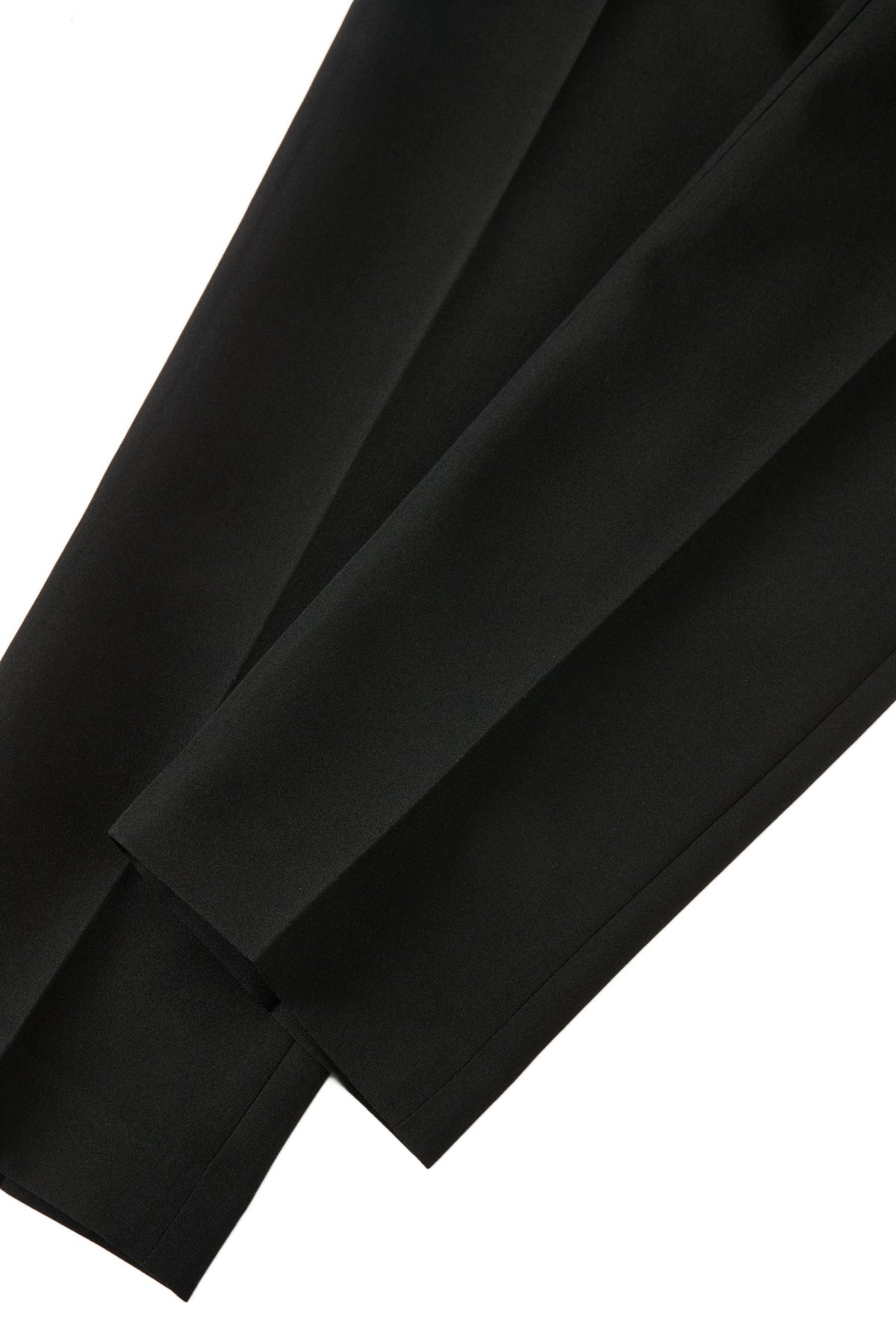 Poly Plain Weave Cigarette Hip Hanger Suit Pants