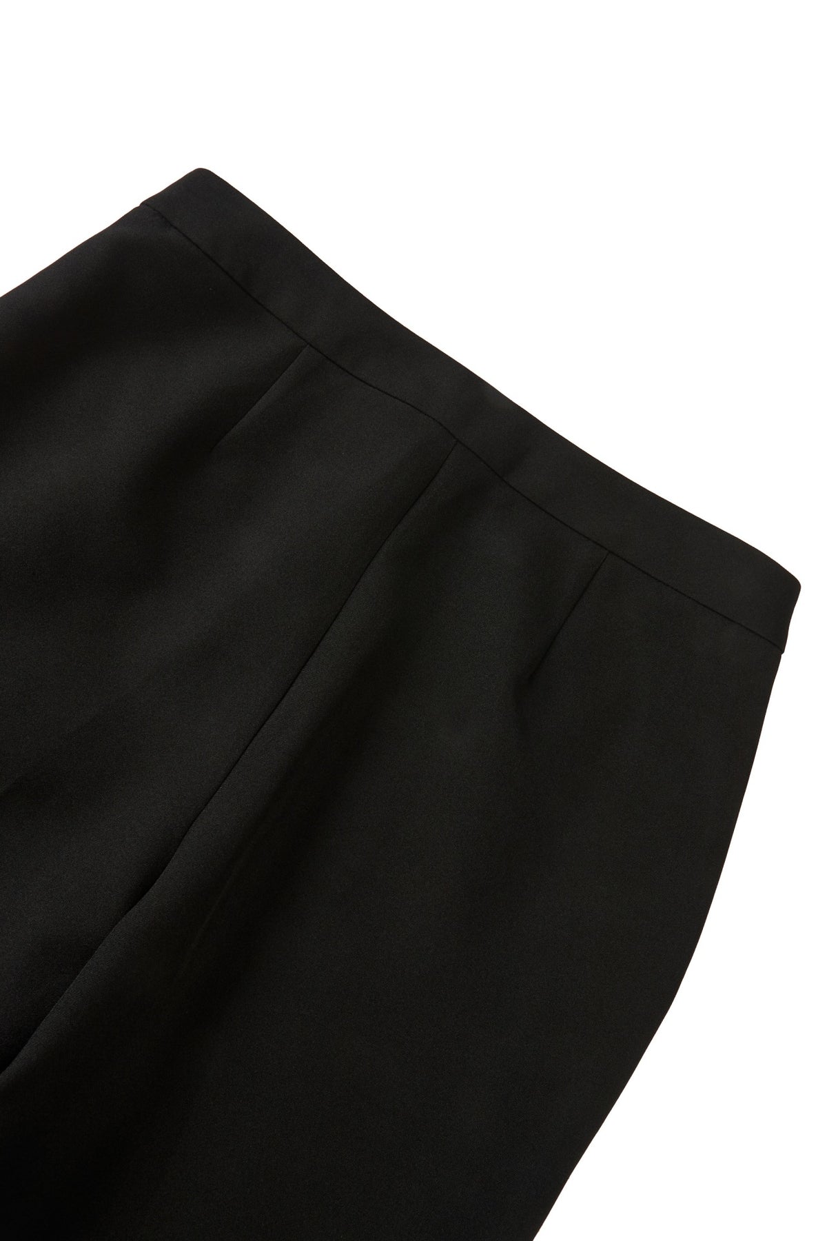 Poly Plain Weave Cigarette Hip Hanger Suit Pants
