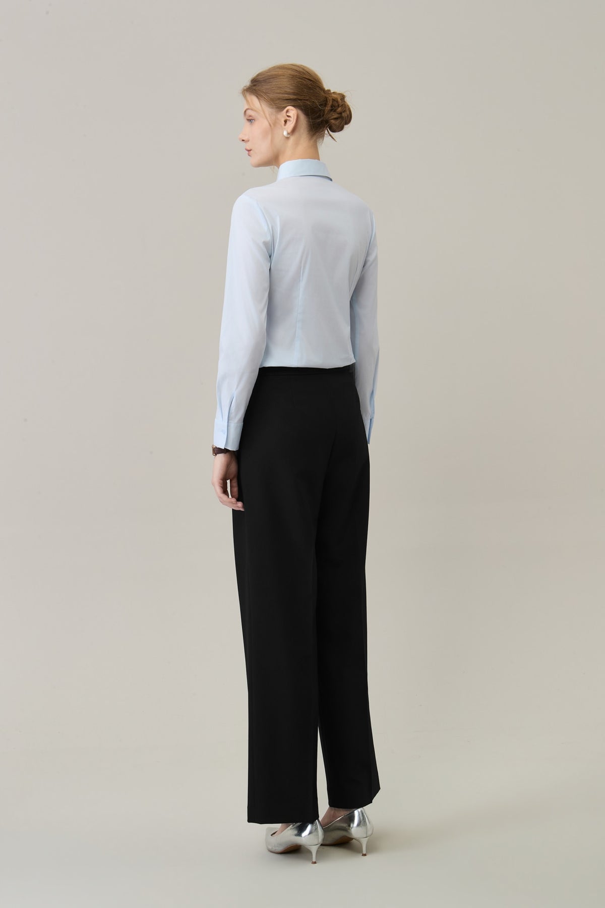 G2000 - Pants - Ploy Rayon Twill Straight Leg Relaxed FIt Suit Pants