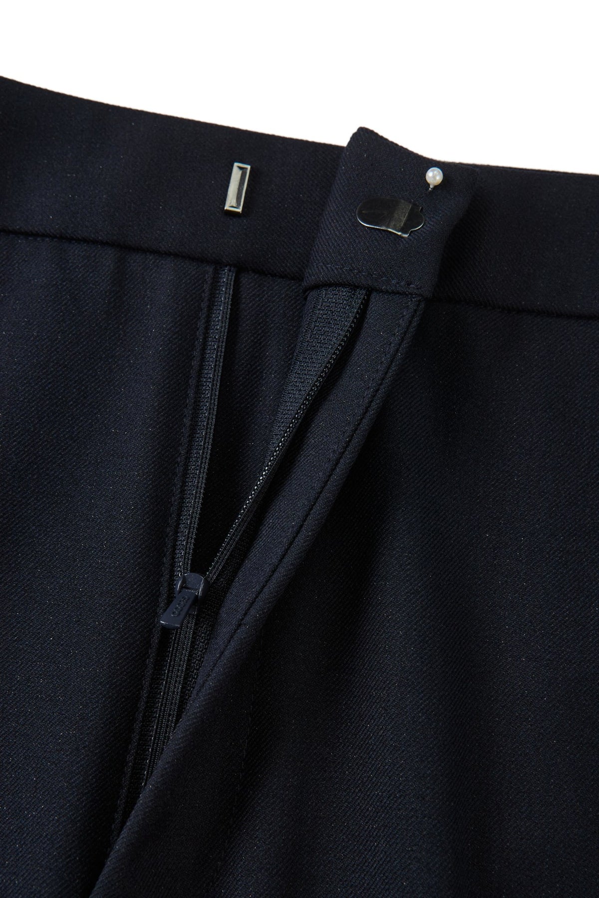 Lurex Straight-Leg Suit Pants