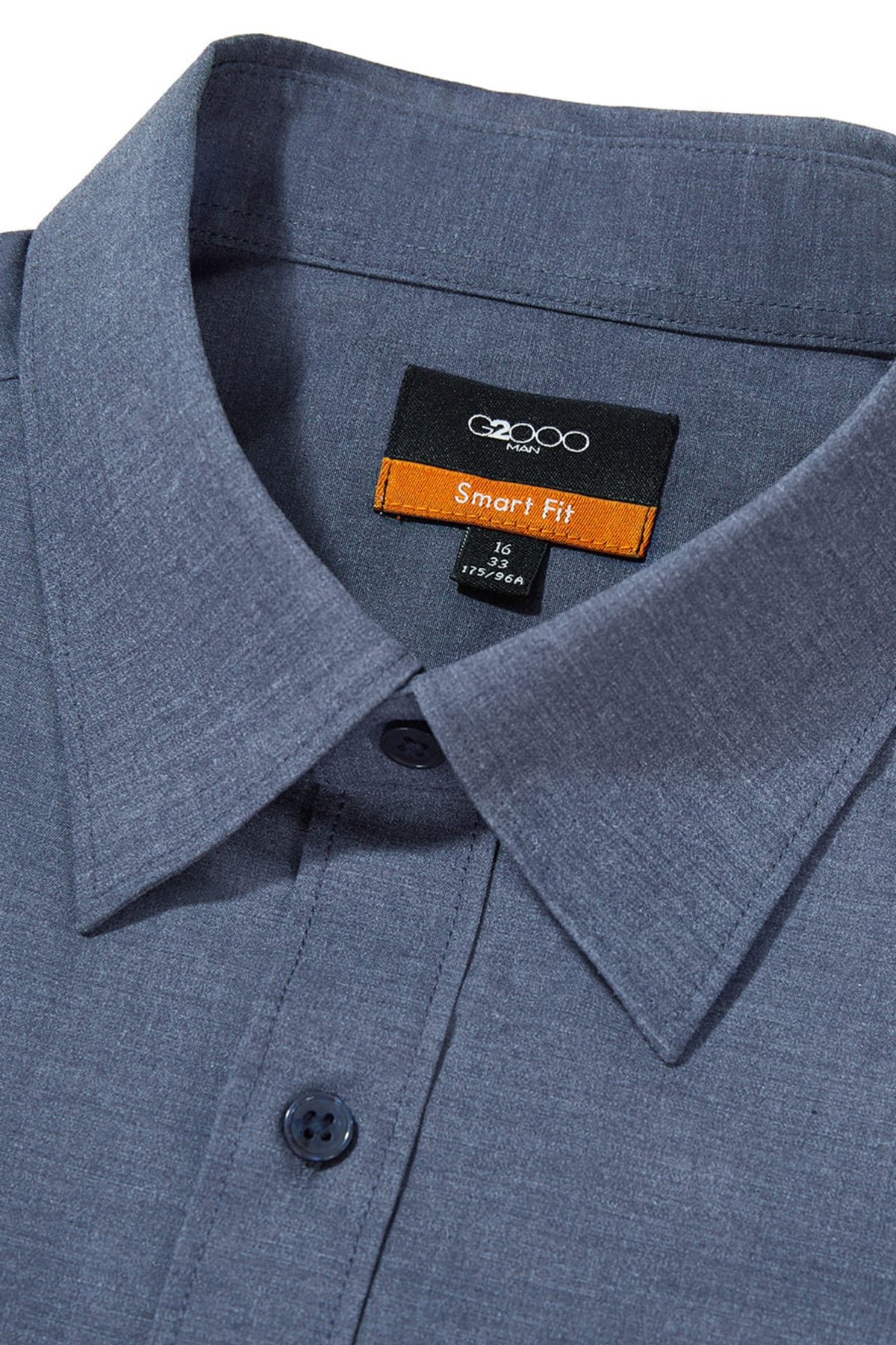 G2000 - Shirts - Non-Iron Easy Care Smart Fit Poplin Shirt
