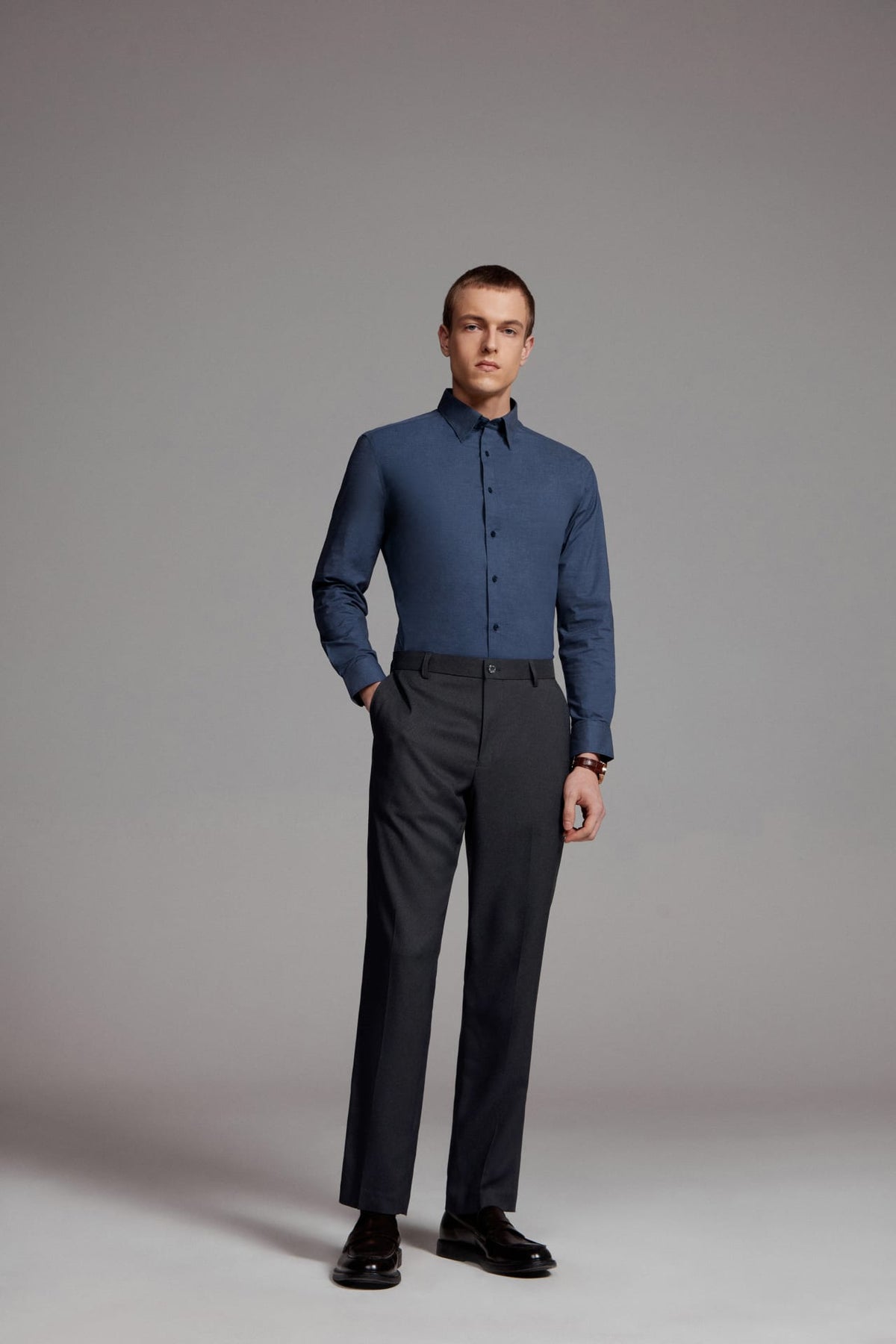 G2000 - Shirts - Non-Iron Easy Care Smart Fit Poplin Shirt - Enigmatic Teal - Smart