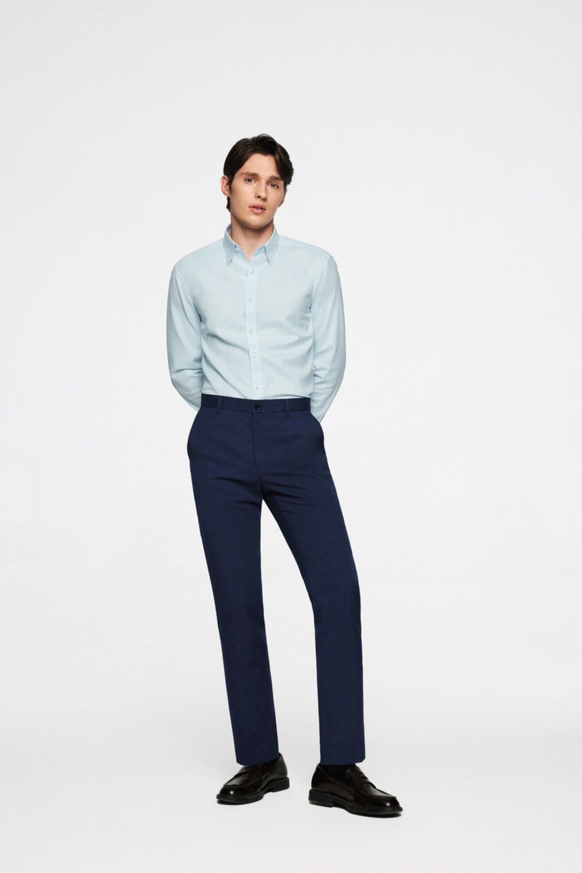 G2000 - Shirts - Non-Iron Smart Fit Oxford Shirt - Mermaid Cove - Smart