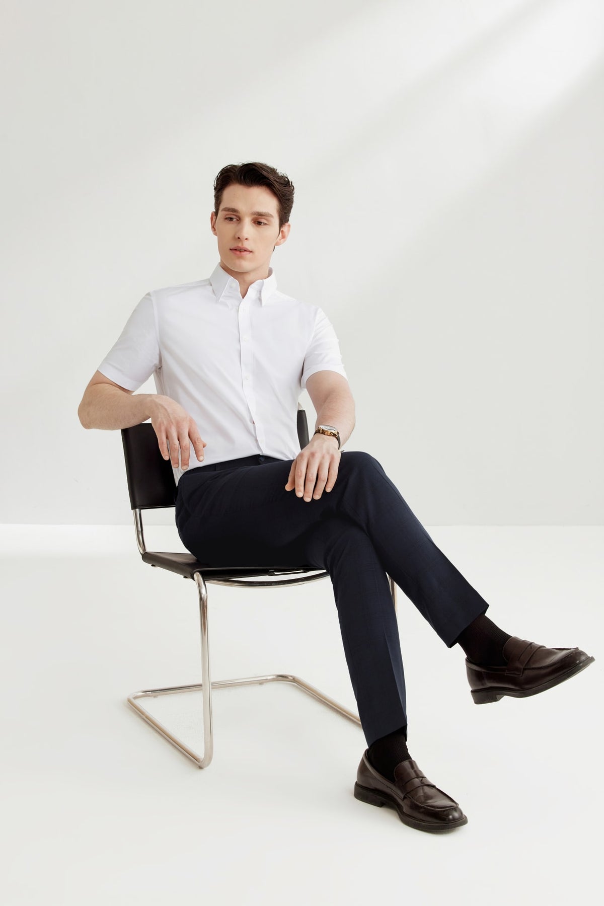 G2000 - Shirts - Non-Iron Easy Care Smart Fit Poplin Short Sleeve Shirt
