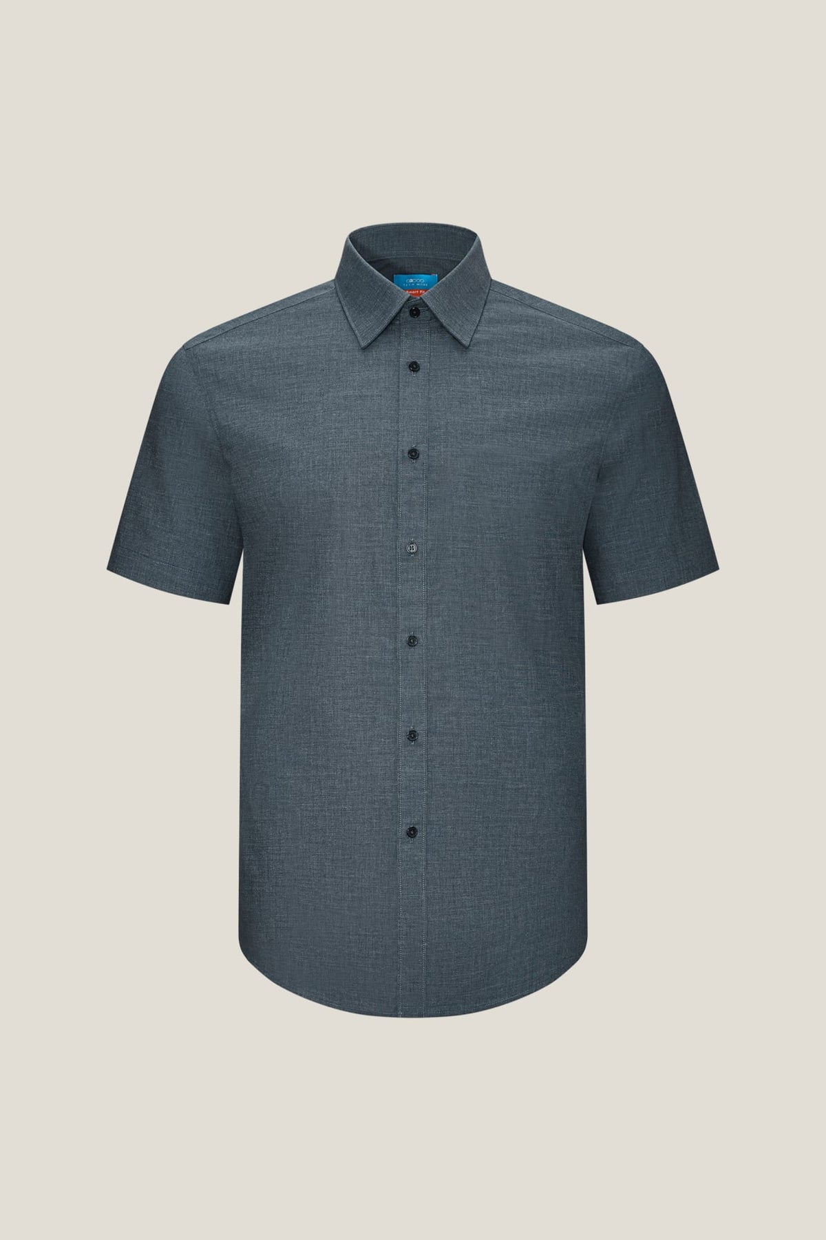 G2000 - Shirts - Non-Iron Easy Care Smart Fit Poplin Short Sleeve Shirt - Dusty Olive - Smart