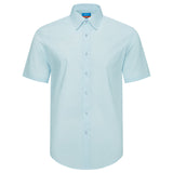 Non-Iron Easy Care Smart Fit Short Sleeve Poplin Shirt