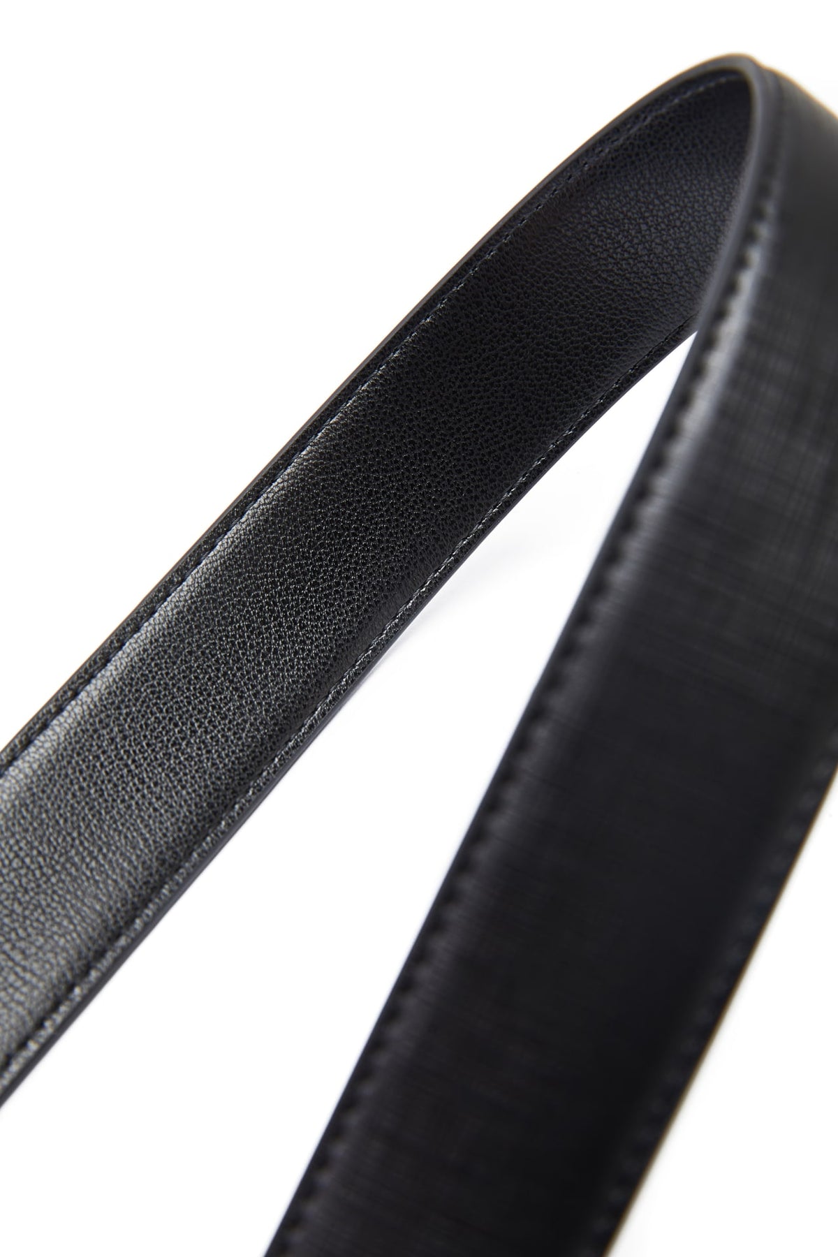 G2000 Belts 35mm Stitch Edge Grain Split Leather Belt