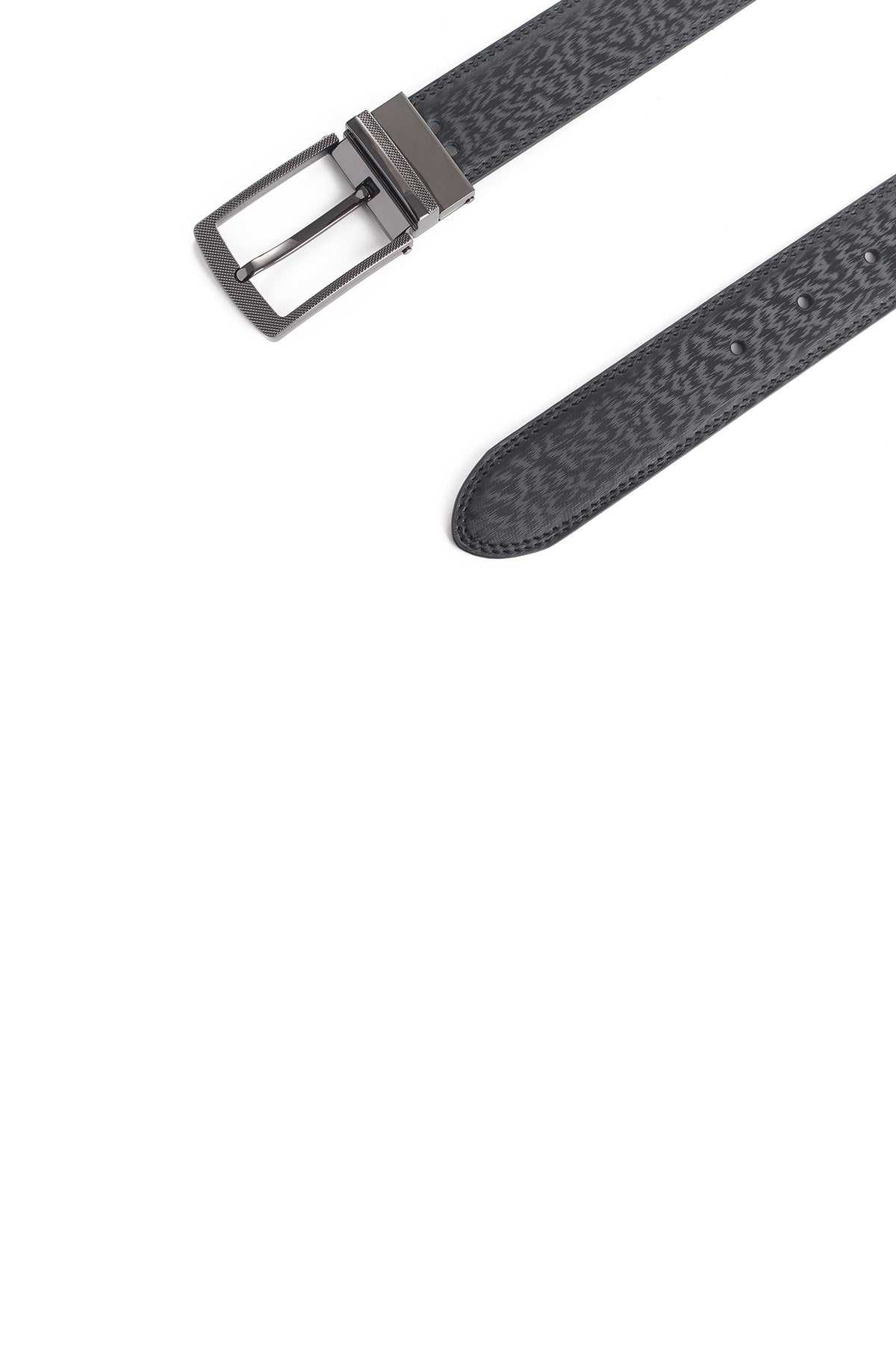 G2000 Belts 35mm Black Genuine Split Leather Reversible Belt-35mm [Without Buckle]