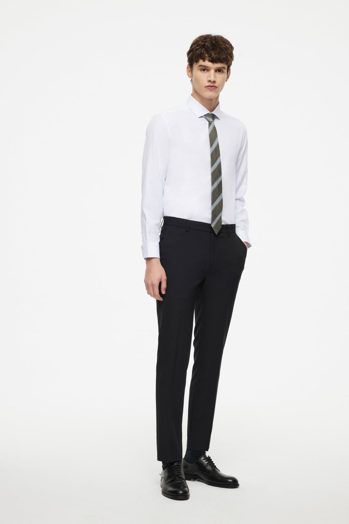 G2000 - Shirts - Non-Iron Dry Smart Fit Poplin Shirt - Smart - Polished Frost