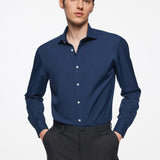 Non-Iron Dry Poplin Smart Fit Long Sleeve Shirt