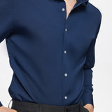Non-Iron Dry Poplin Smart Fit Long Sleeve Shirt