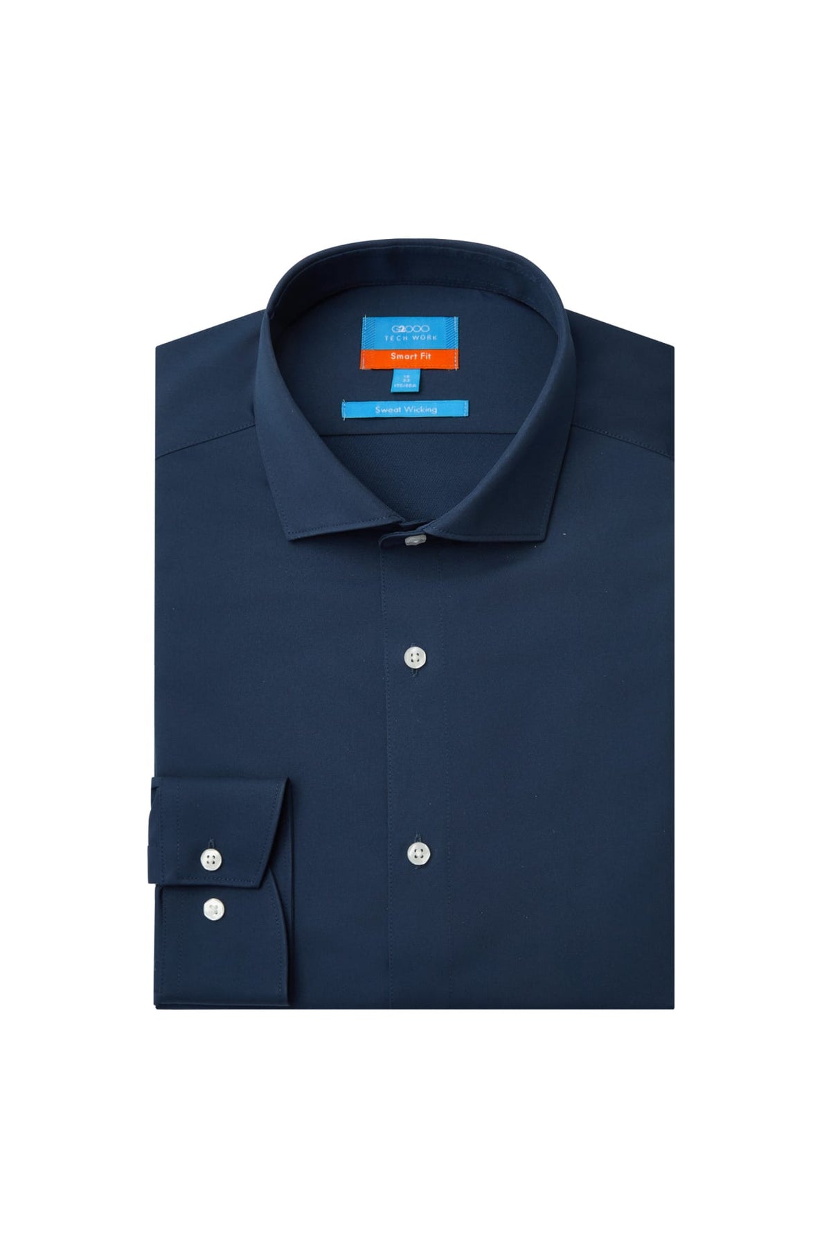 Non-Iron Dry Poplin Smart Fit Long Sleeve Shirt