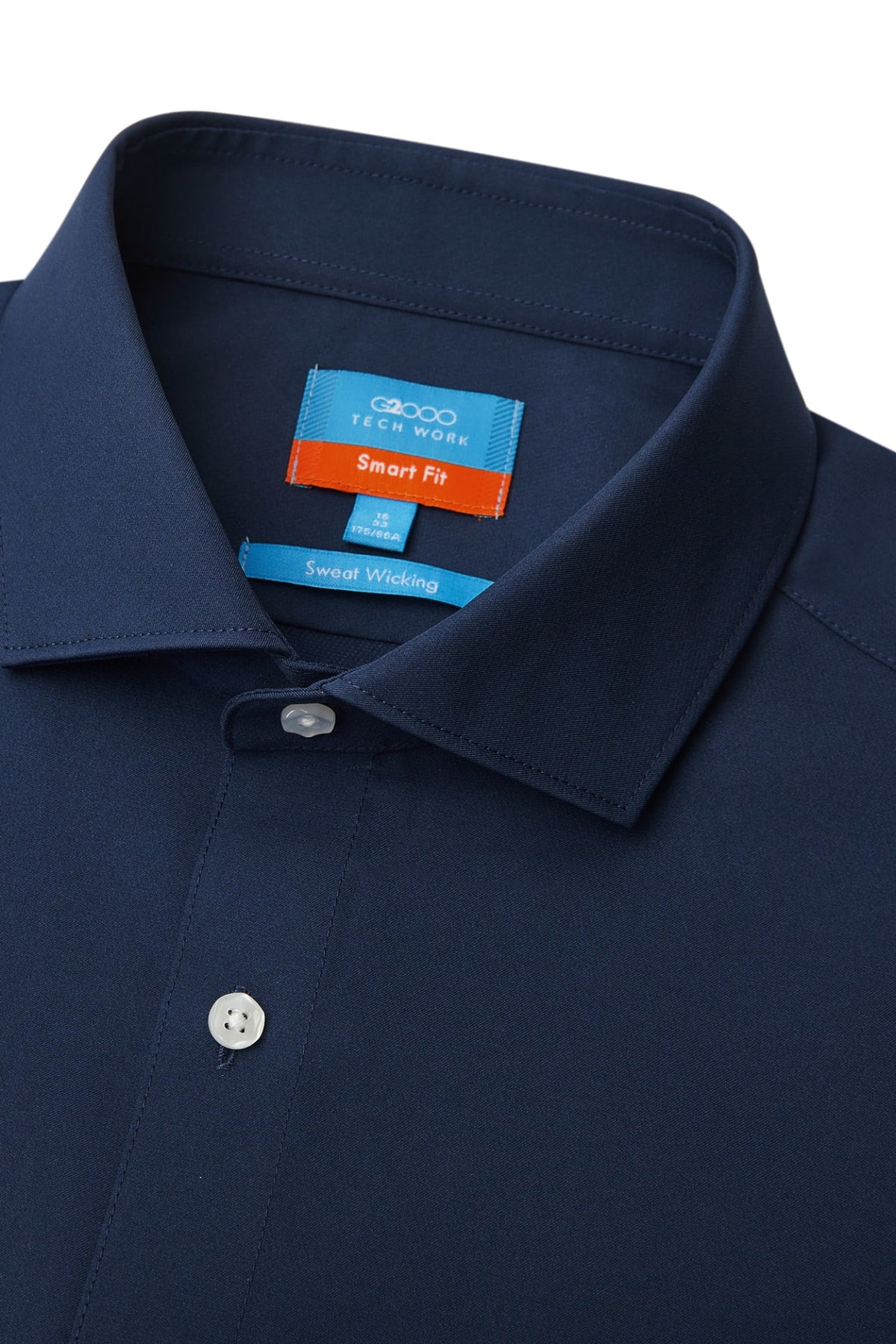 Non-Iron Dry Poplin Smart Fit Long Sleeve Shirt