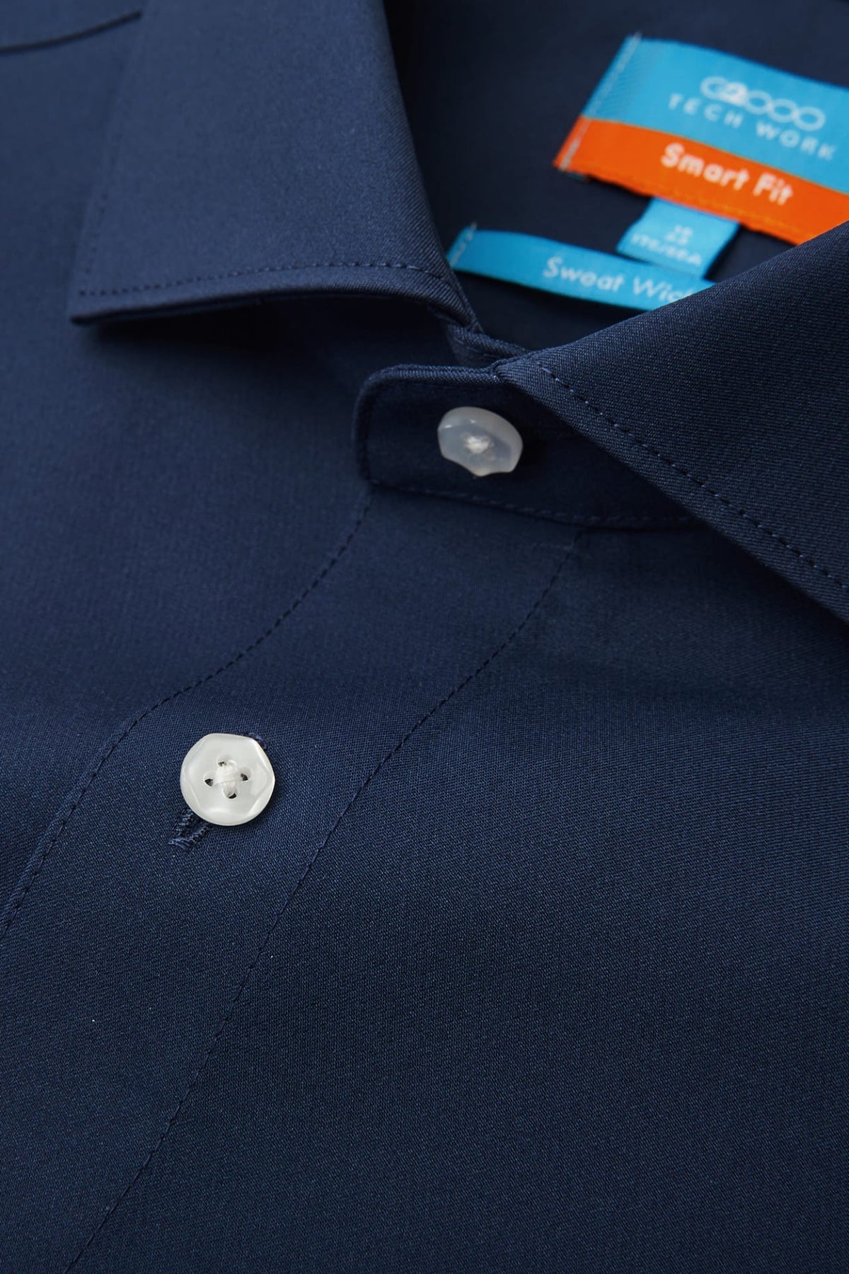 Non-Iron Dry Poplin Smart Fit Long Sleeve Shirt